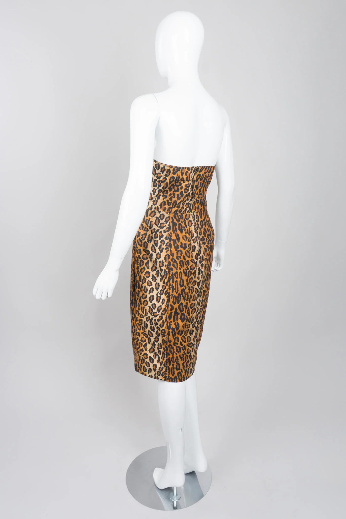 Leopard Bustier Dress - Image 5