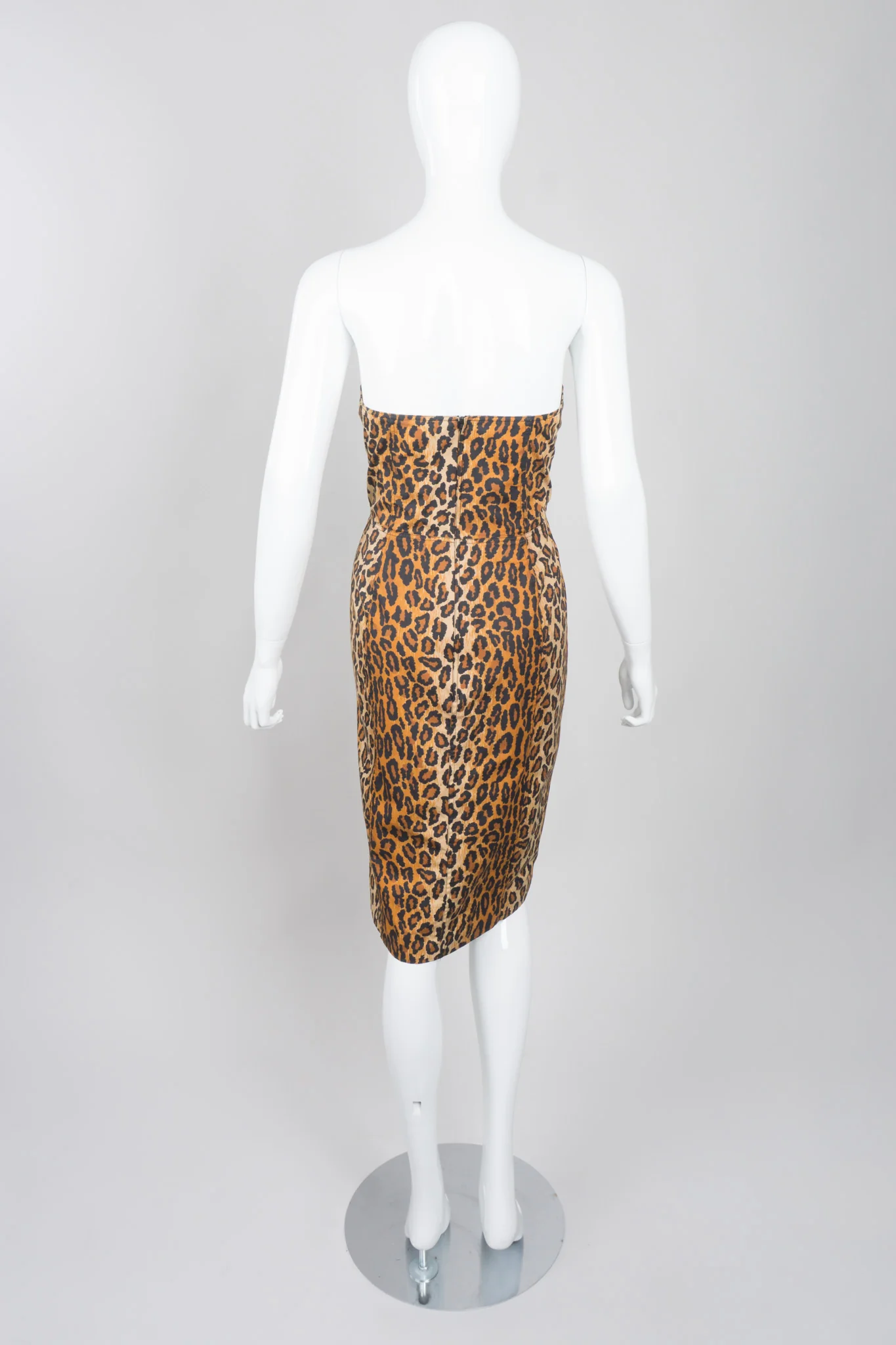 Leopard Bustier Dress - Image 6