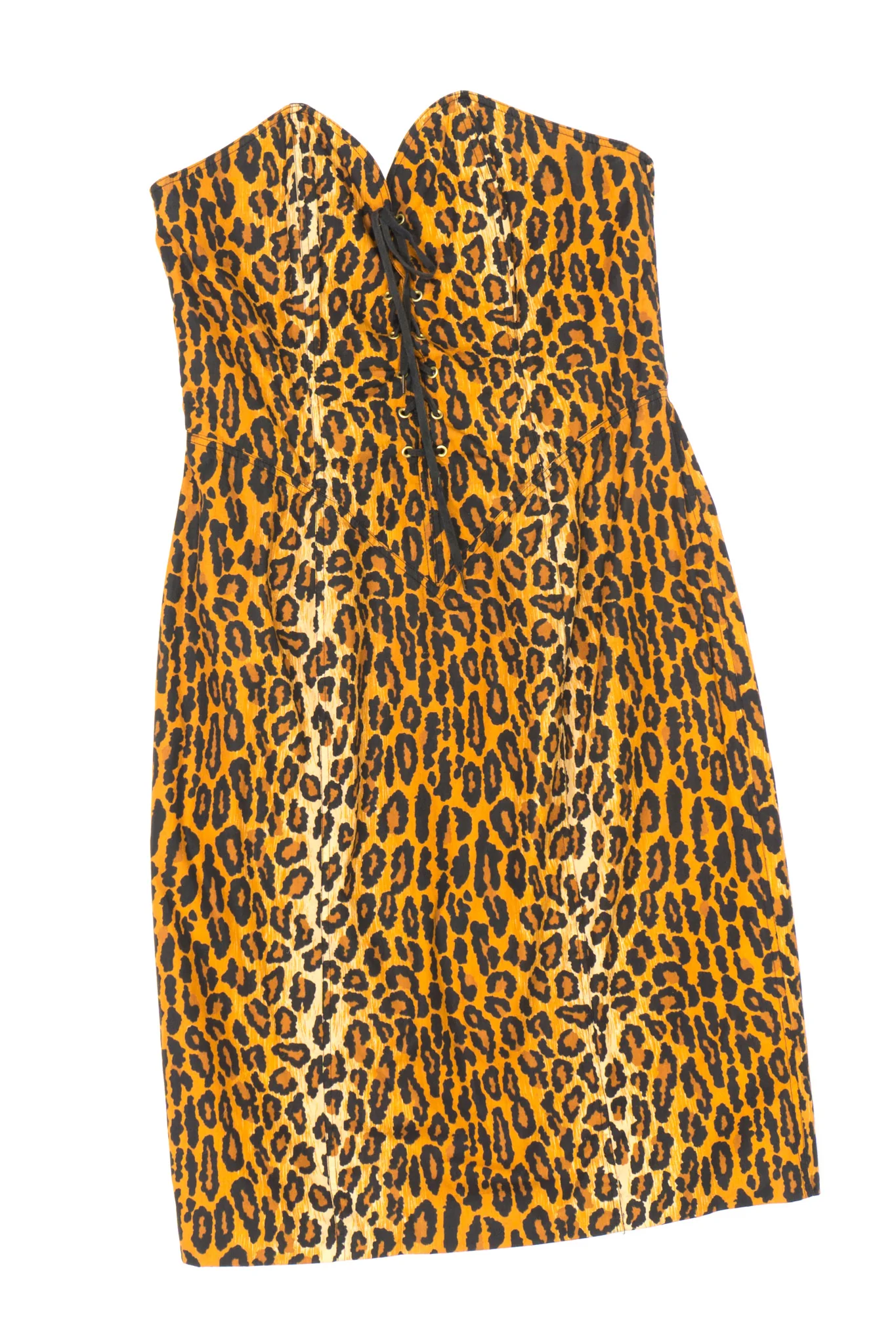 Leopard Bustier Dress - Image 9
