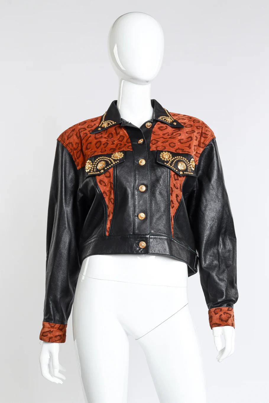 Leopard & Lion Leather Jacket