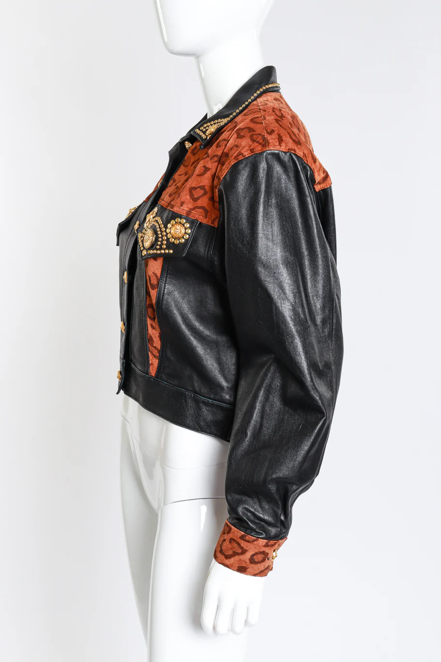 Leopard & Lion Leather Jacket - Image 3