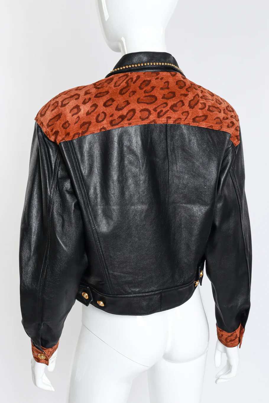Leopard & Lion Leather Jacket - Image 4