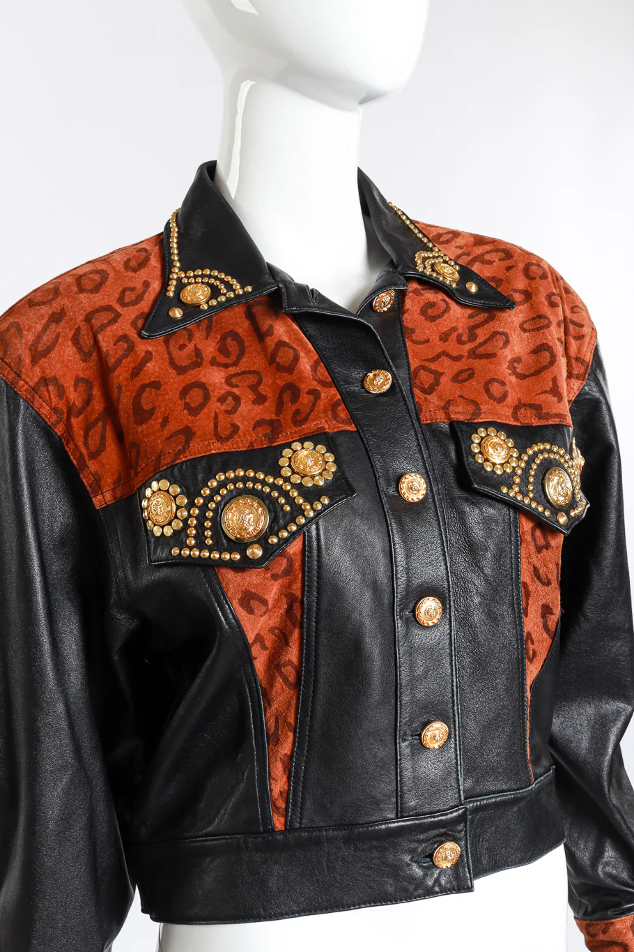 Leopard & Lion Leather Jacket - Image 5
