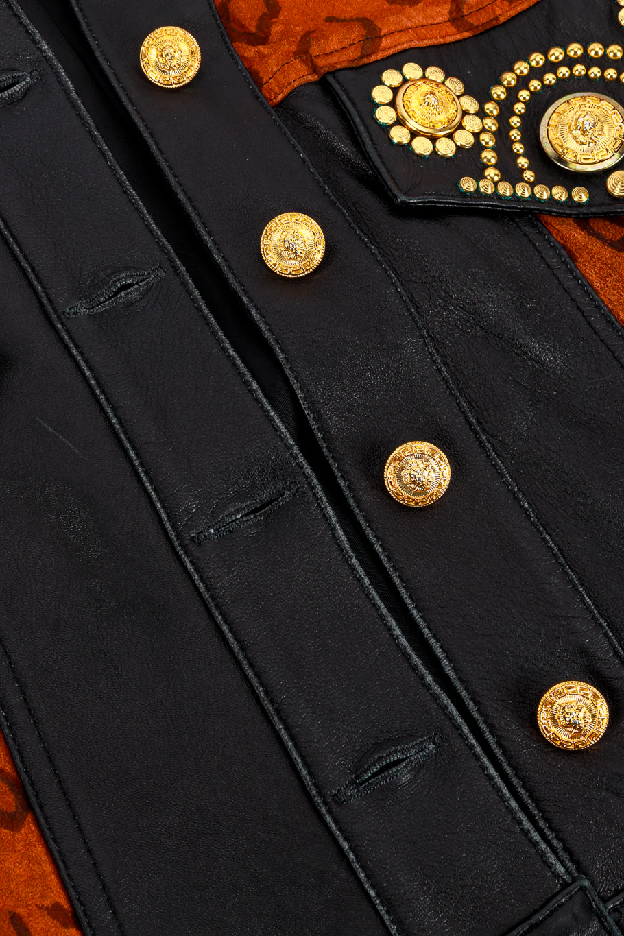 Leopard & Lion Leather Jacket - Image 8