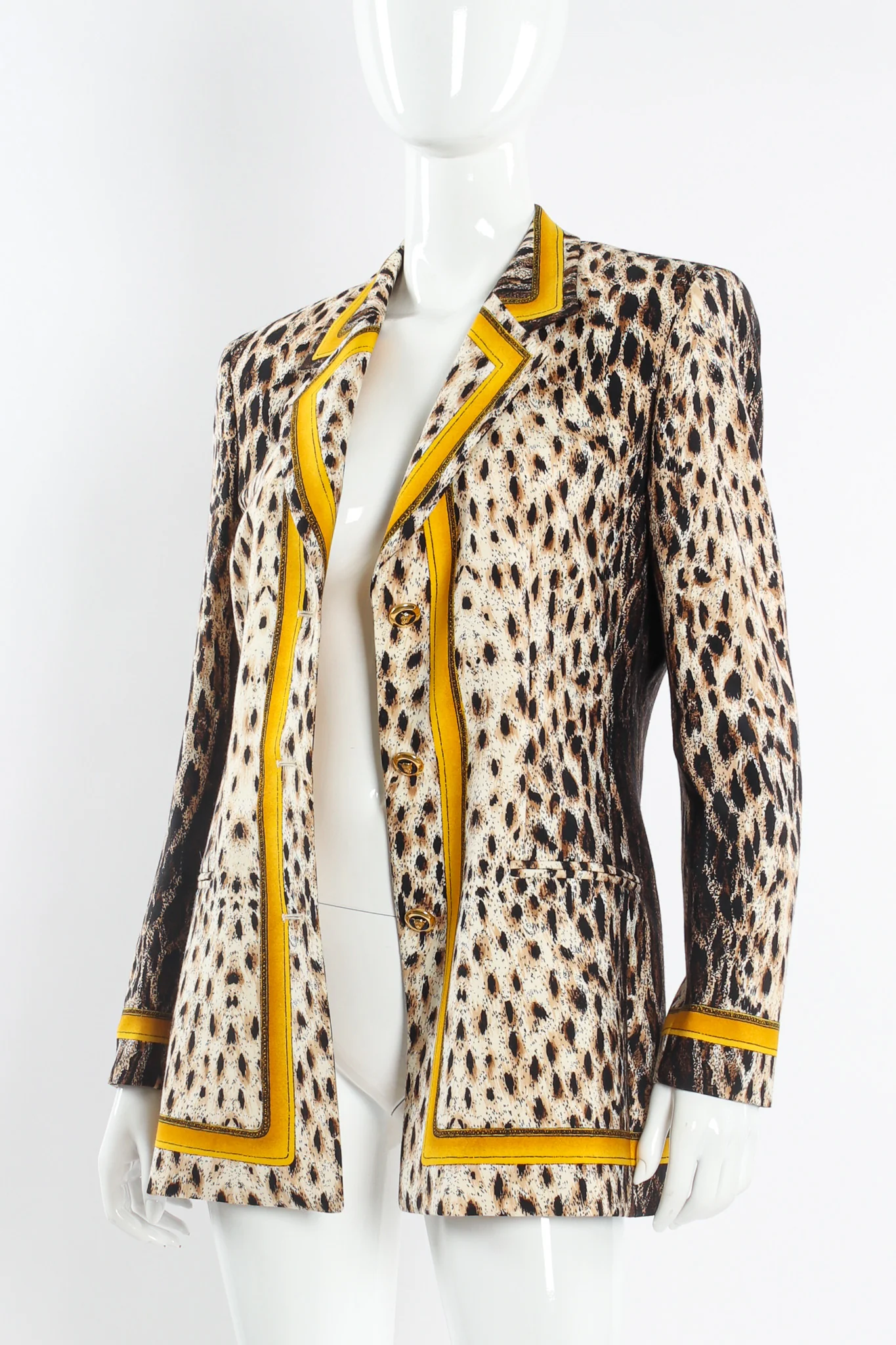 Leopard Portrait Blazer - Image 4