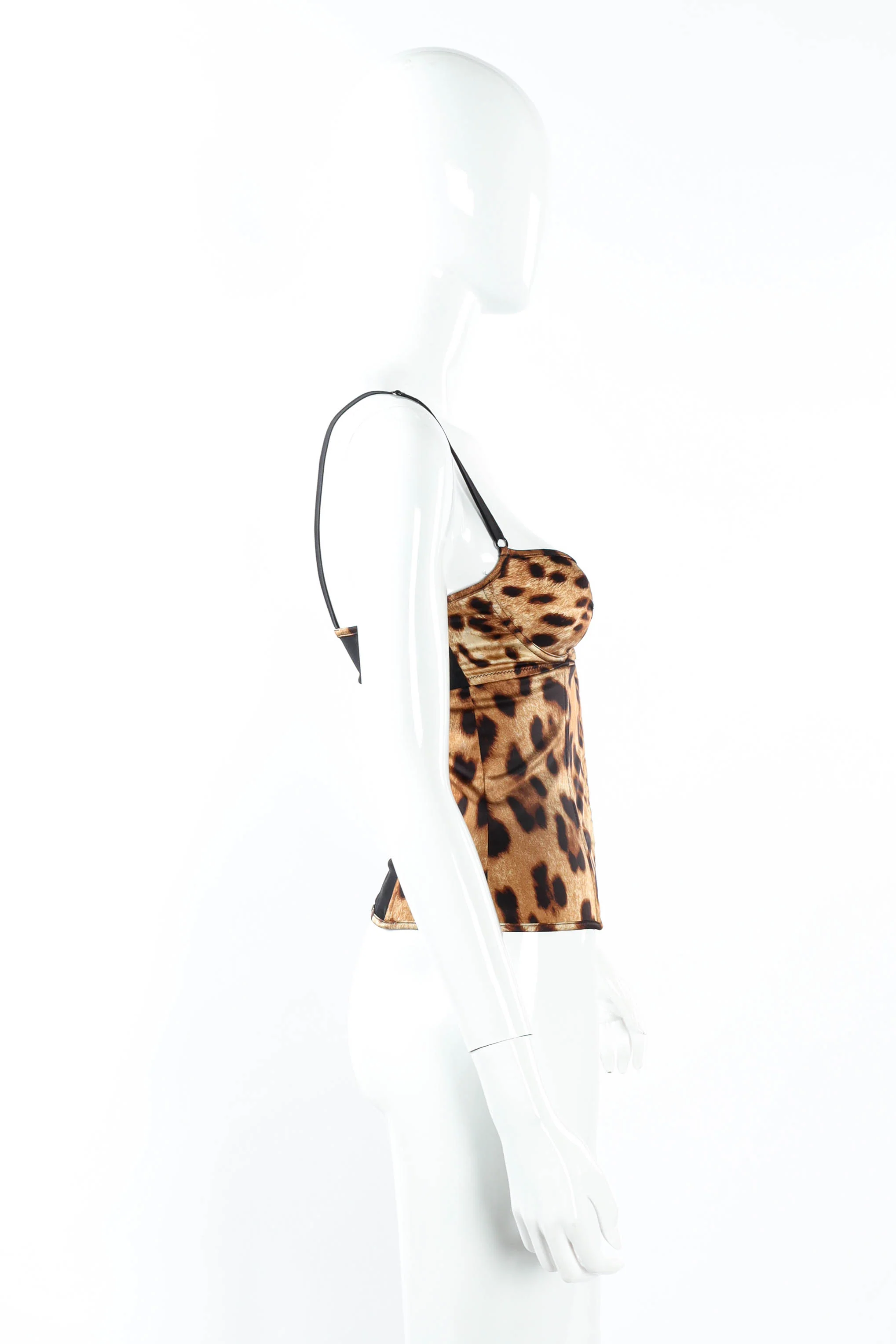Leopard Print Bustier Top - Image 3