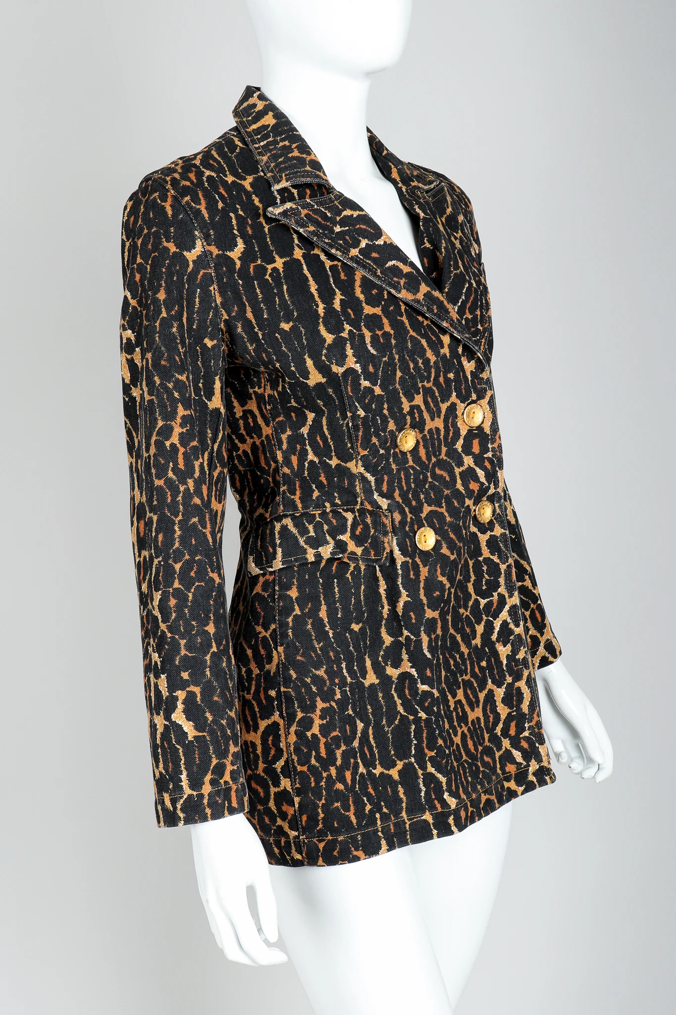 Leopard Print Denim Jacket & Jean Set - Image 5