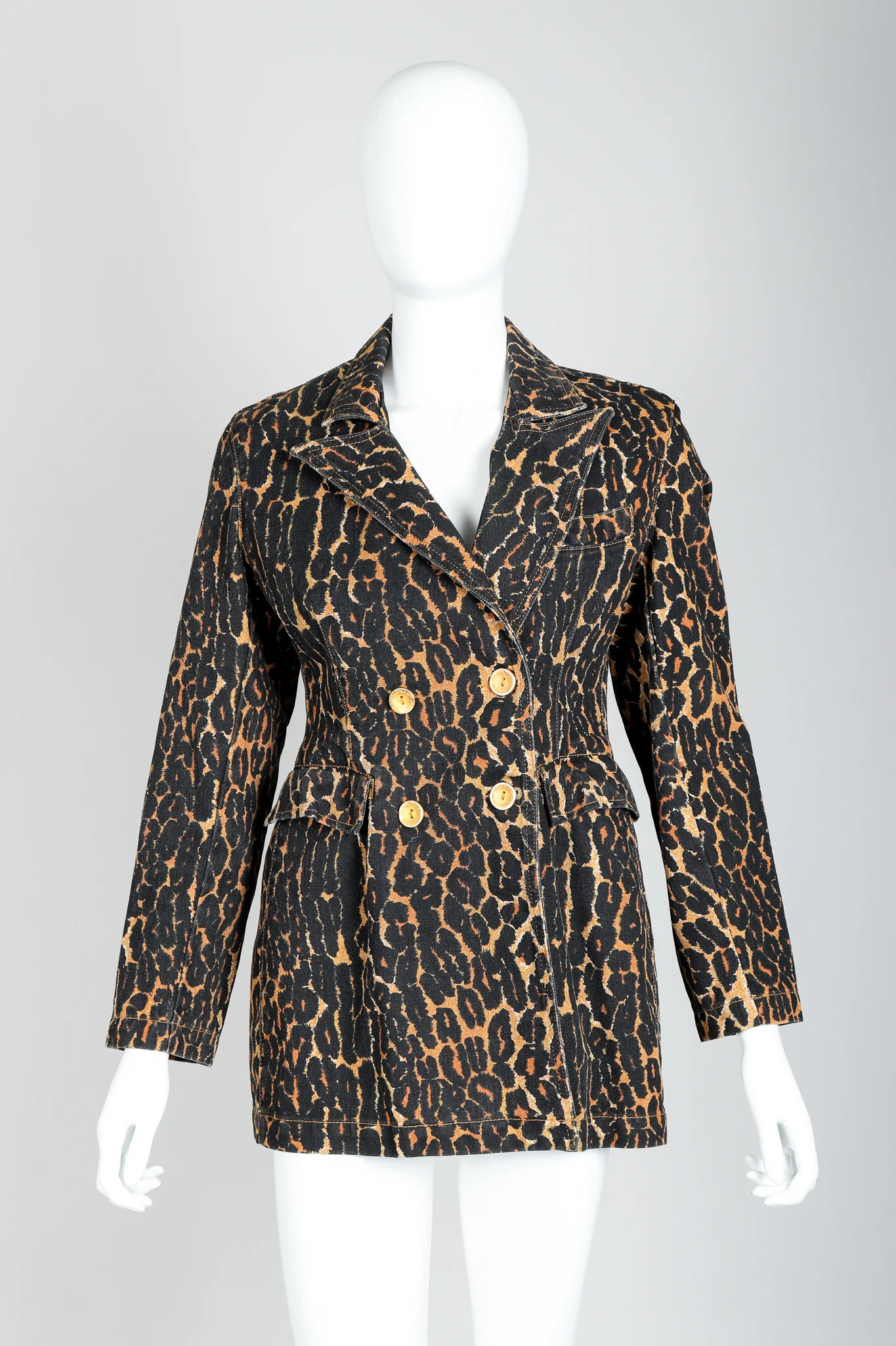 Leopard Print Denim Jacket & Jean Set - Image 6