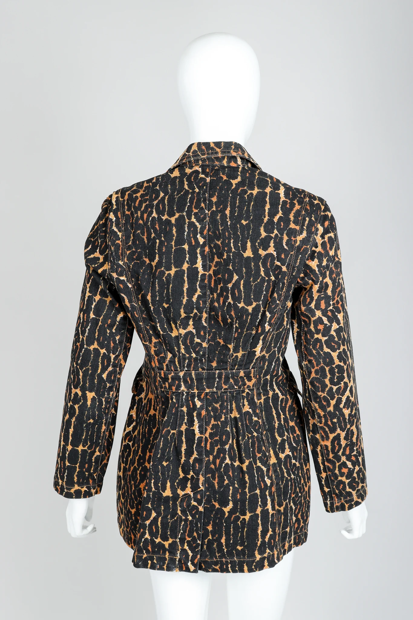Leopard Print Denim Jacket & Jean Set - Image 7