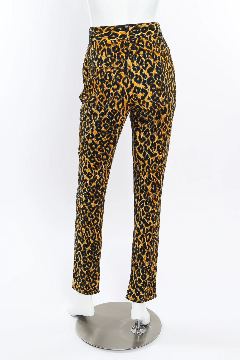 Leopard Print Denim Pant - Image 3