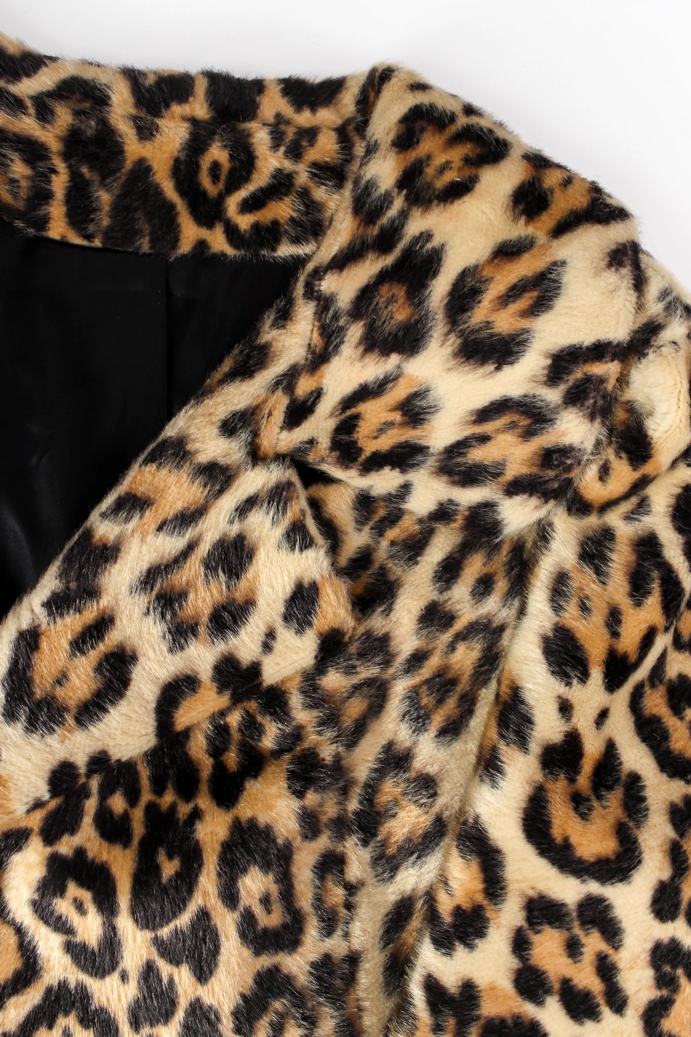 Leopard Print Fur Coat - Image 7