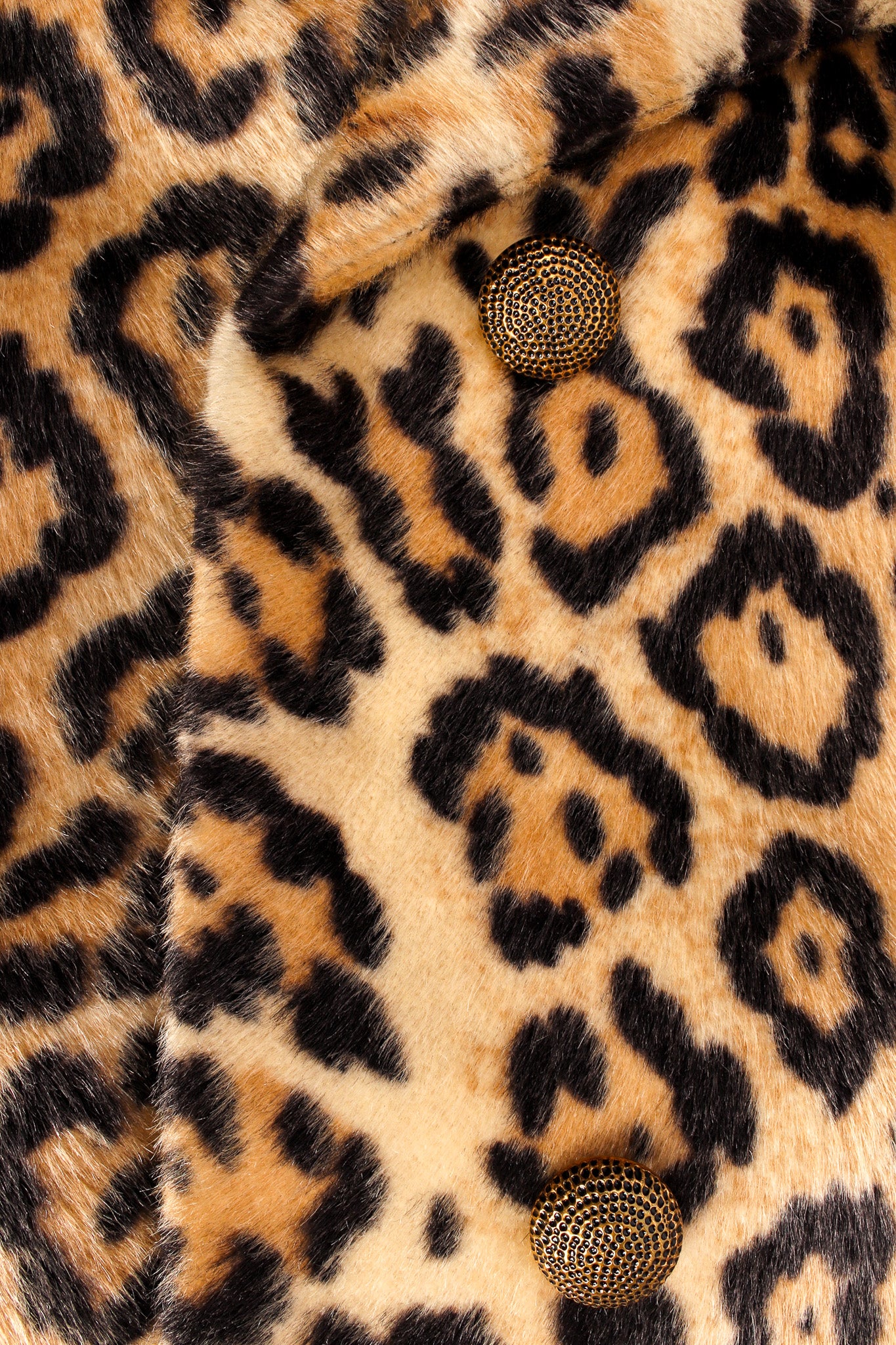 Leopard Print Fur Coat - Image 8