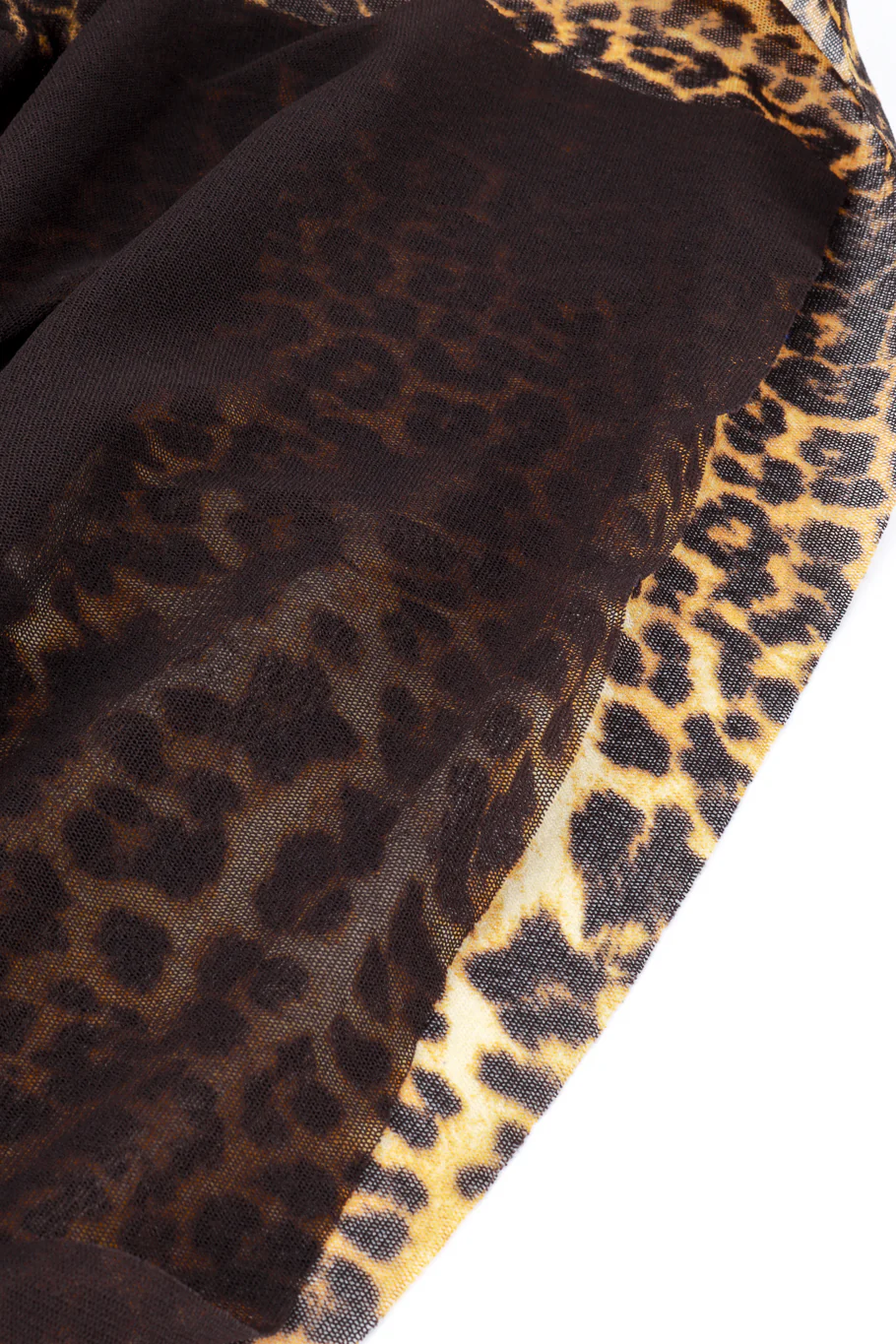 Leopard Print Ruffle Dress - Image 8
