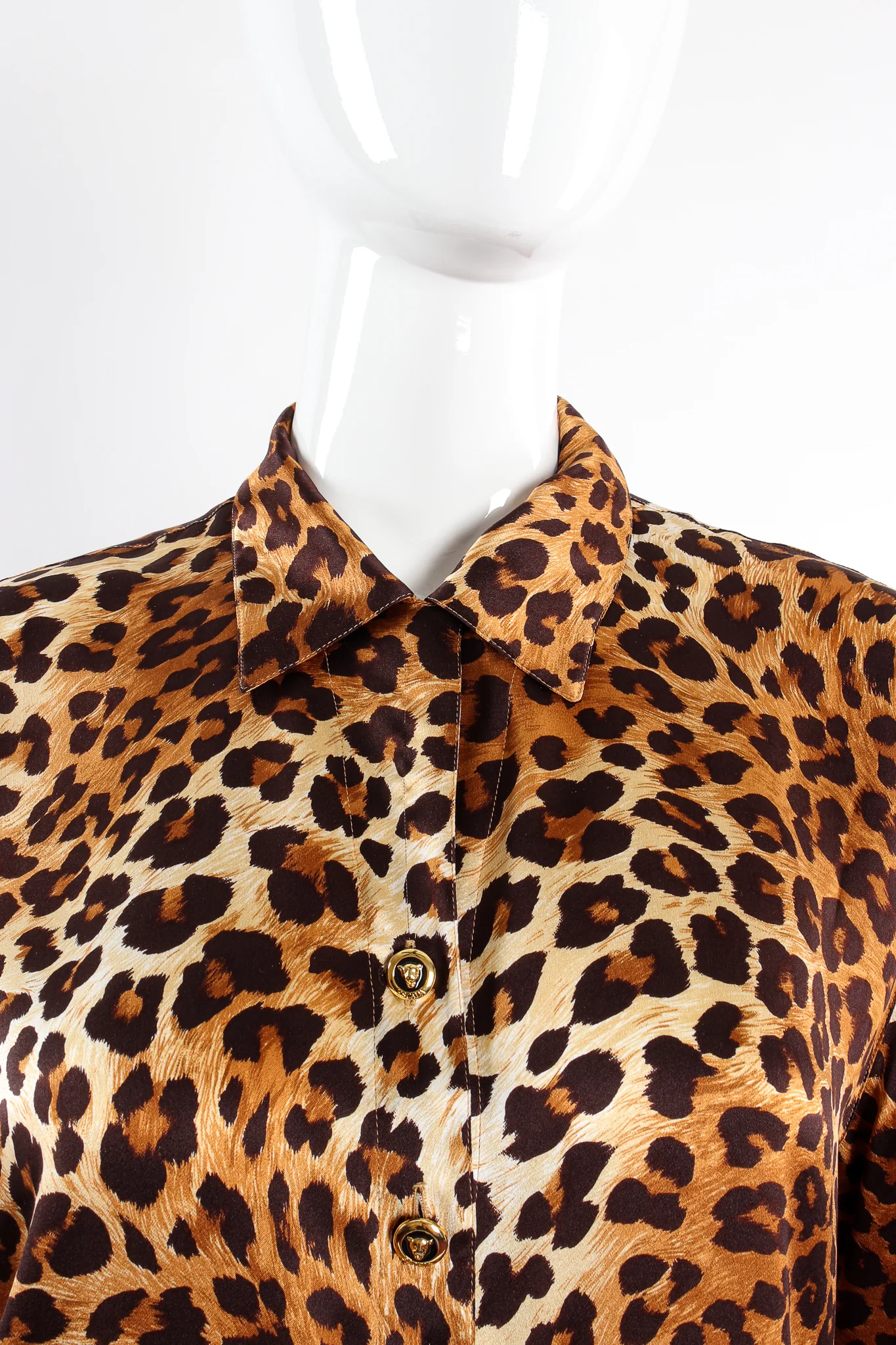 Leopard Print Shirt & Scarf - Image 11
