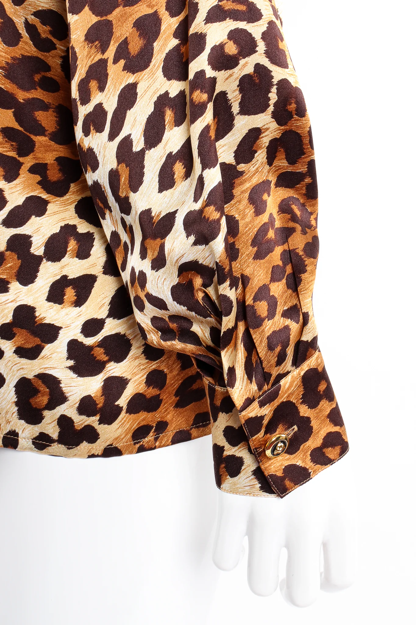 Leopard Print Shirt & Scarf - Image 13