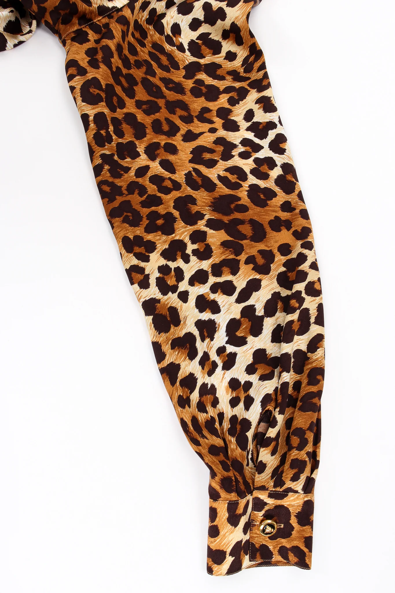 Leopard Print Shirt & Scarf - Image 14