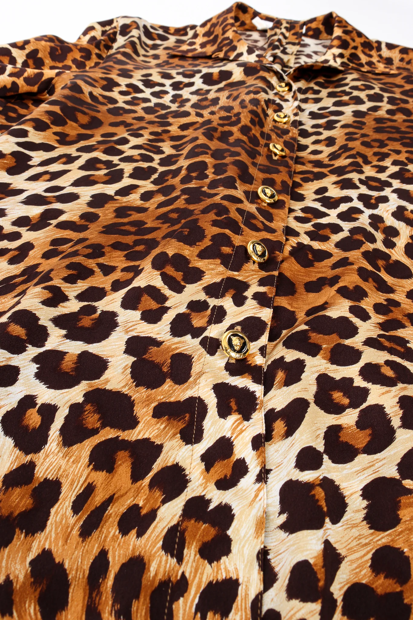 Leopard Print Shirt & Scarf - Image 15