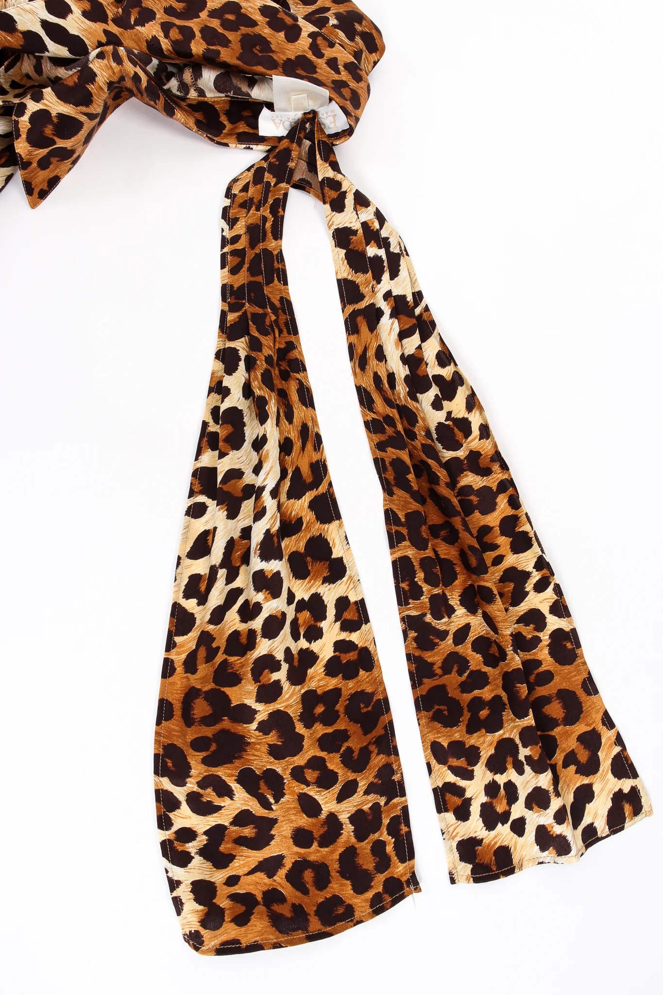 Leopard Print Shirt & Scarf - Image 20