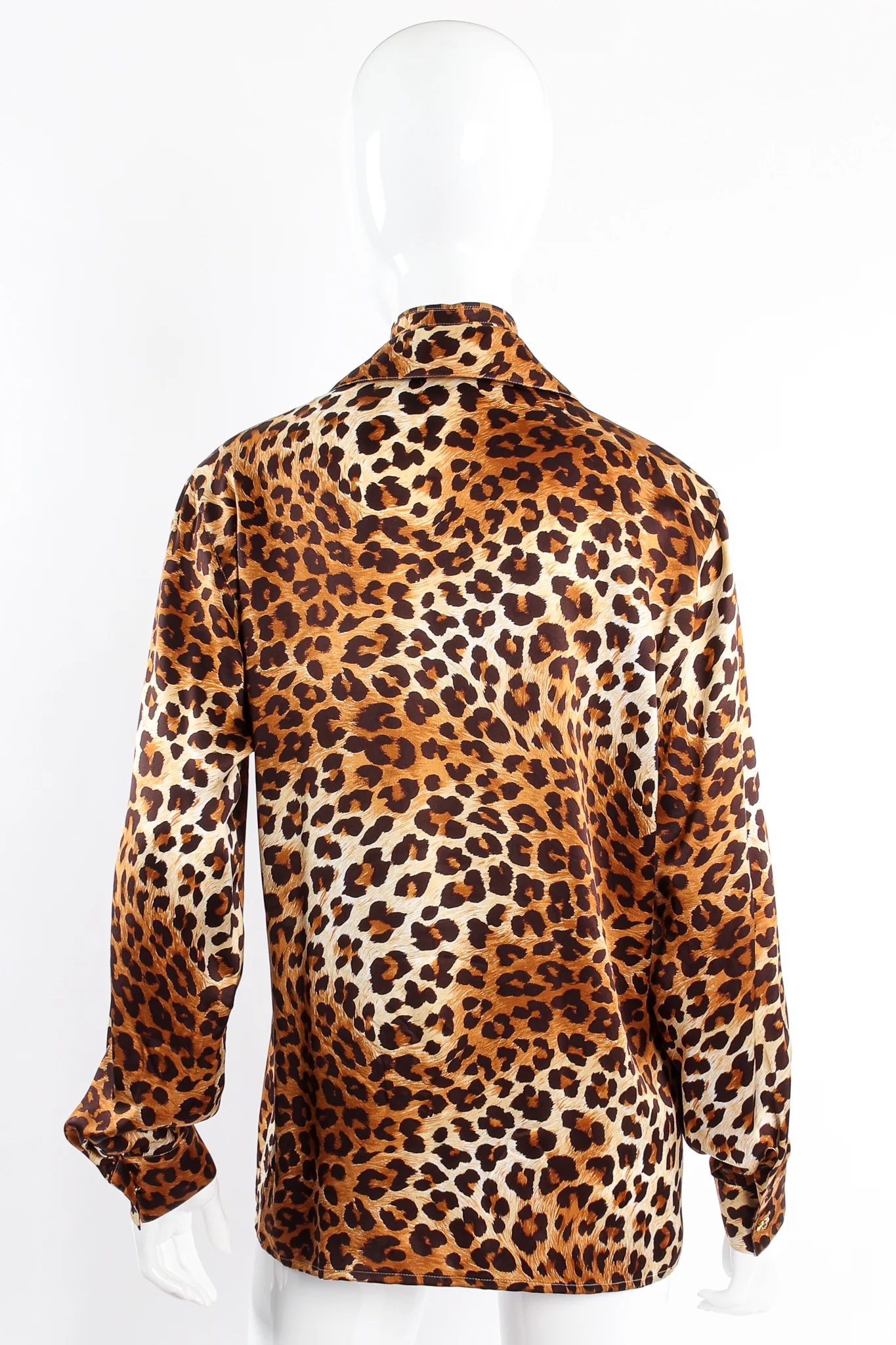 Leopard Print Shirt & Scarf - Image 9