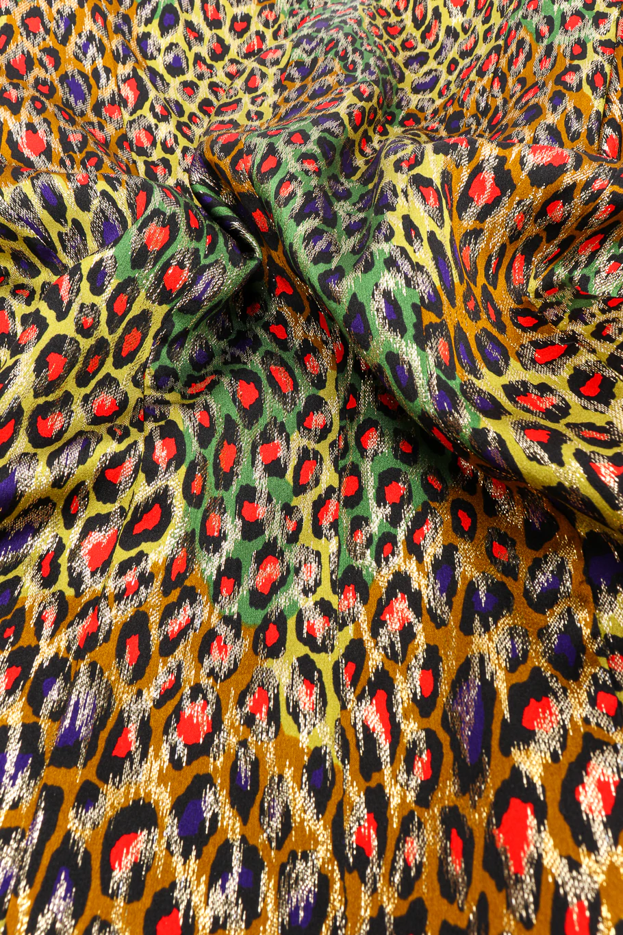 Leopard Print Silk Jacket - Image 7