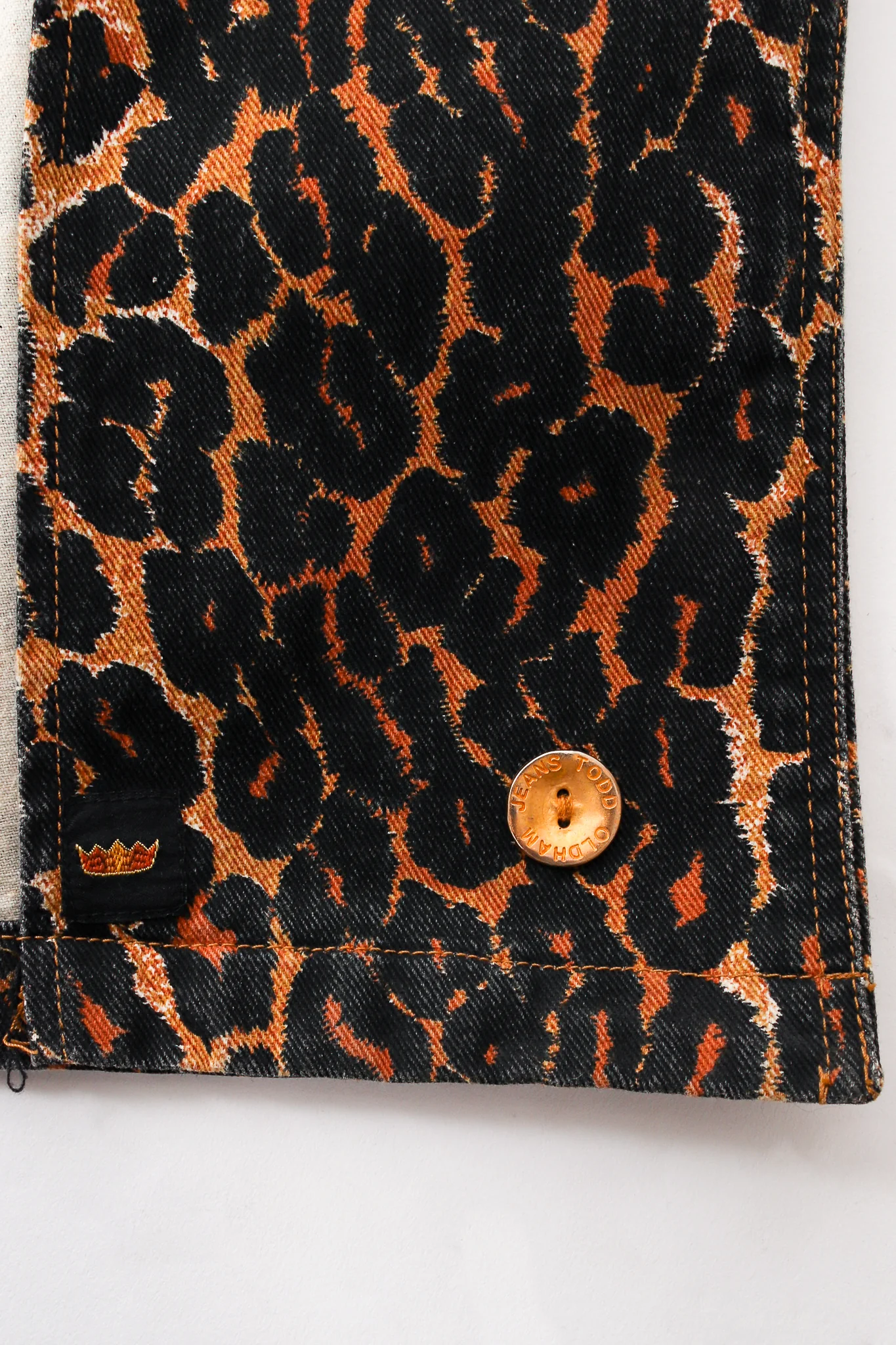 Leopard Print Twill Jacket - Image 7