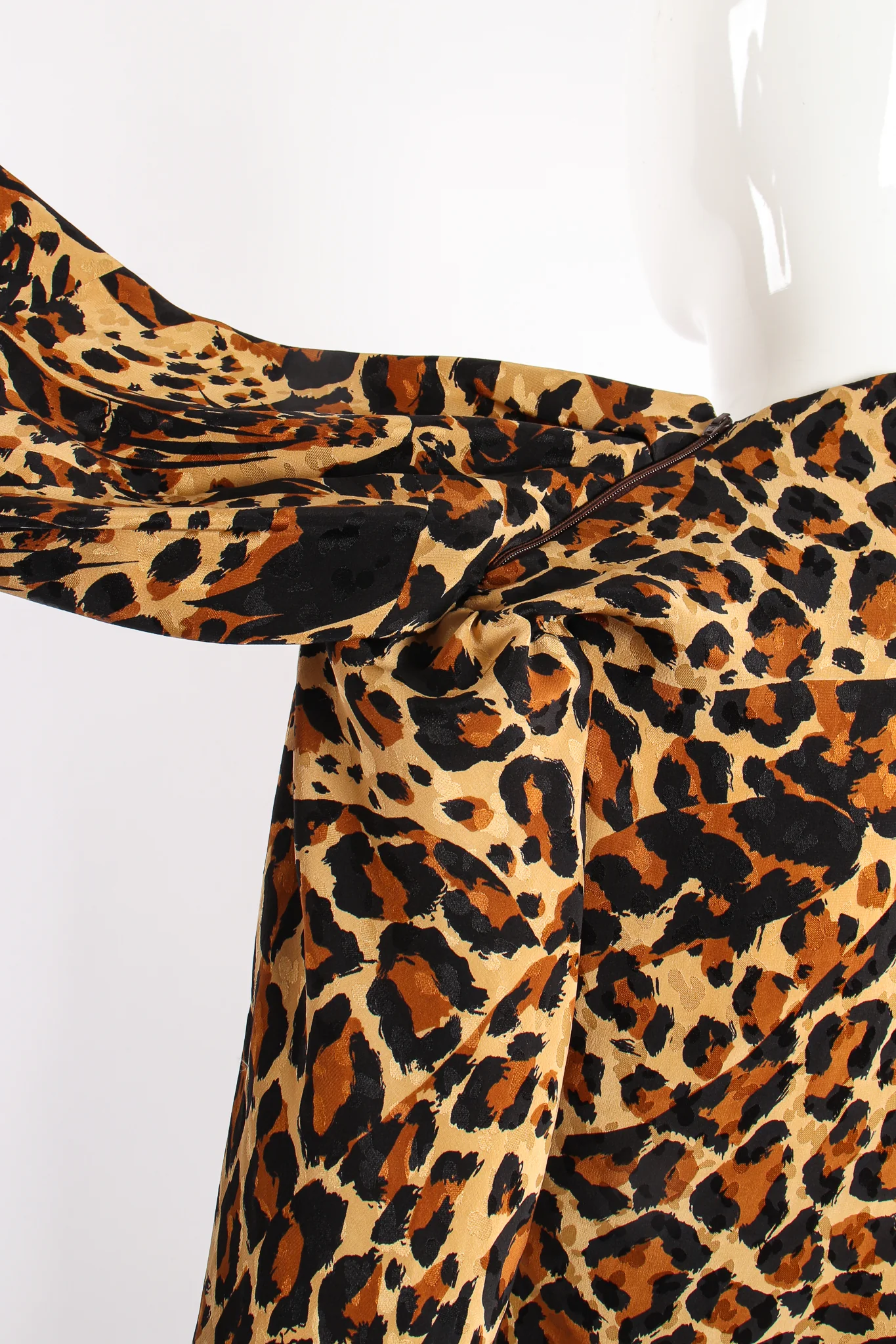 1986 A/W Leopard Scarf Dress II - Image 21