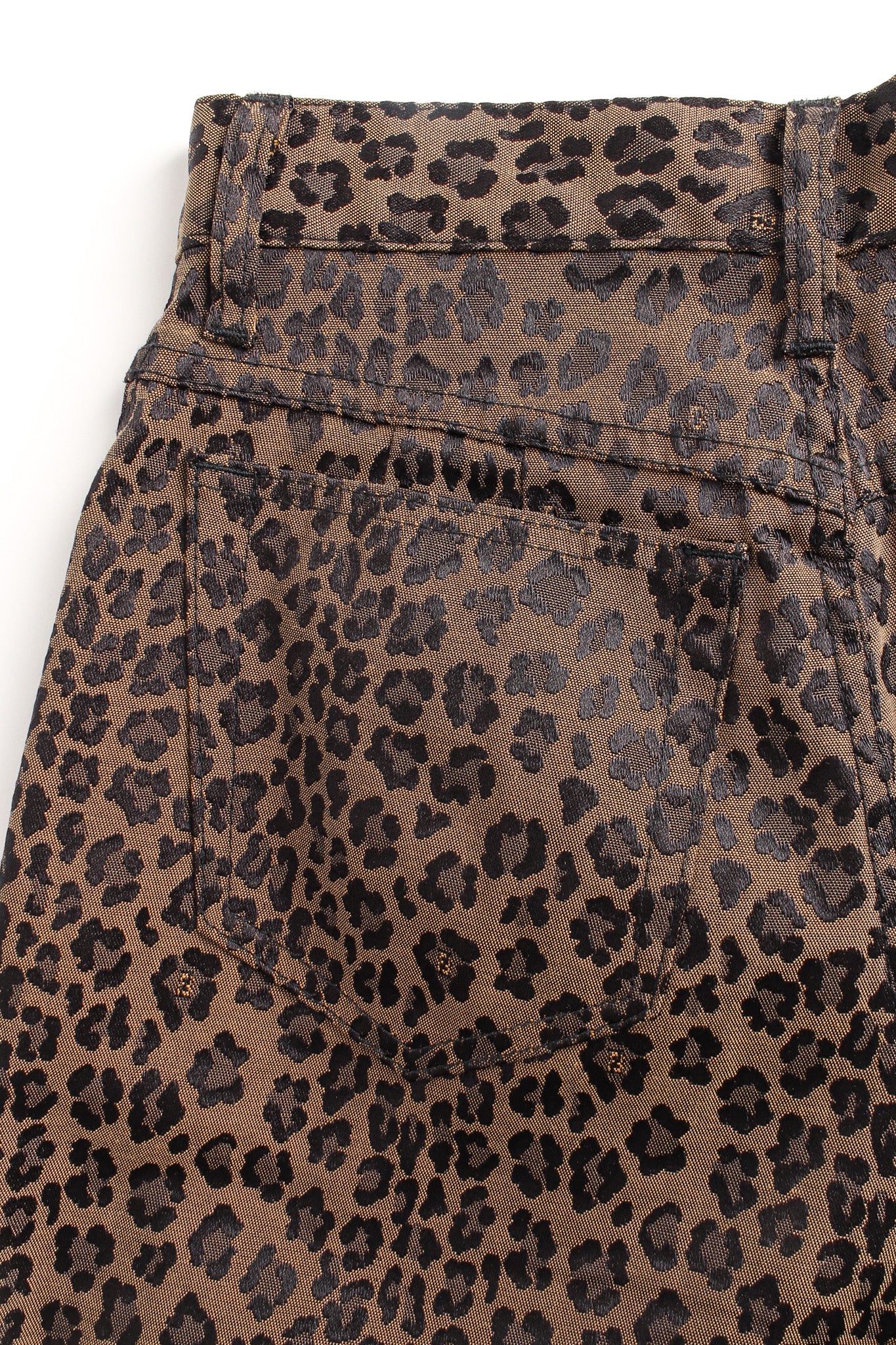 Leopard Signed Logo Print Jeans - Image 7
