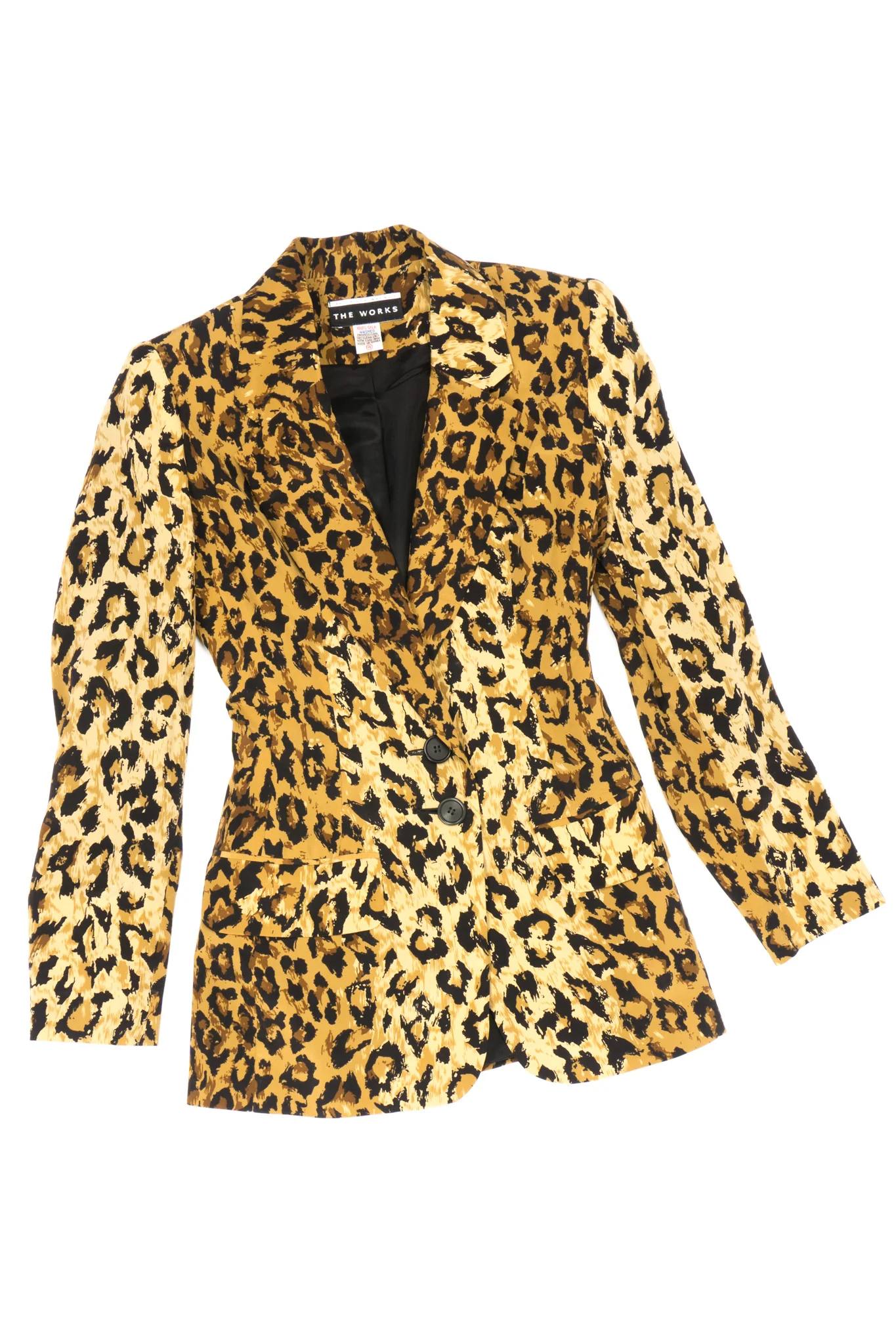 Leopard Silk Blazer - Image 10