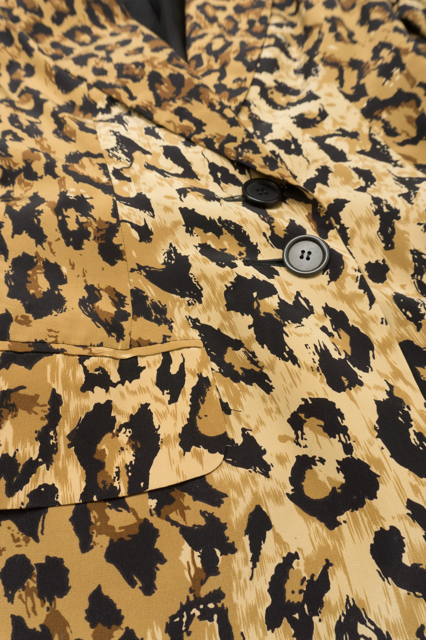 Leopard Silk Blazer - Image 9