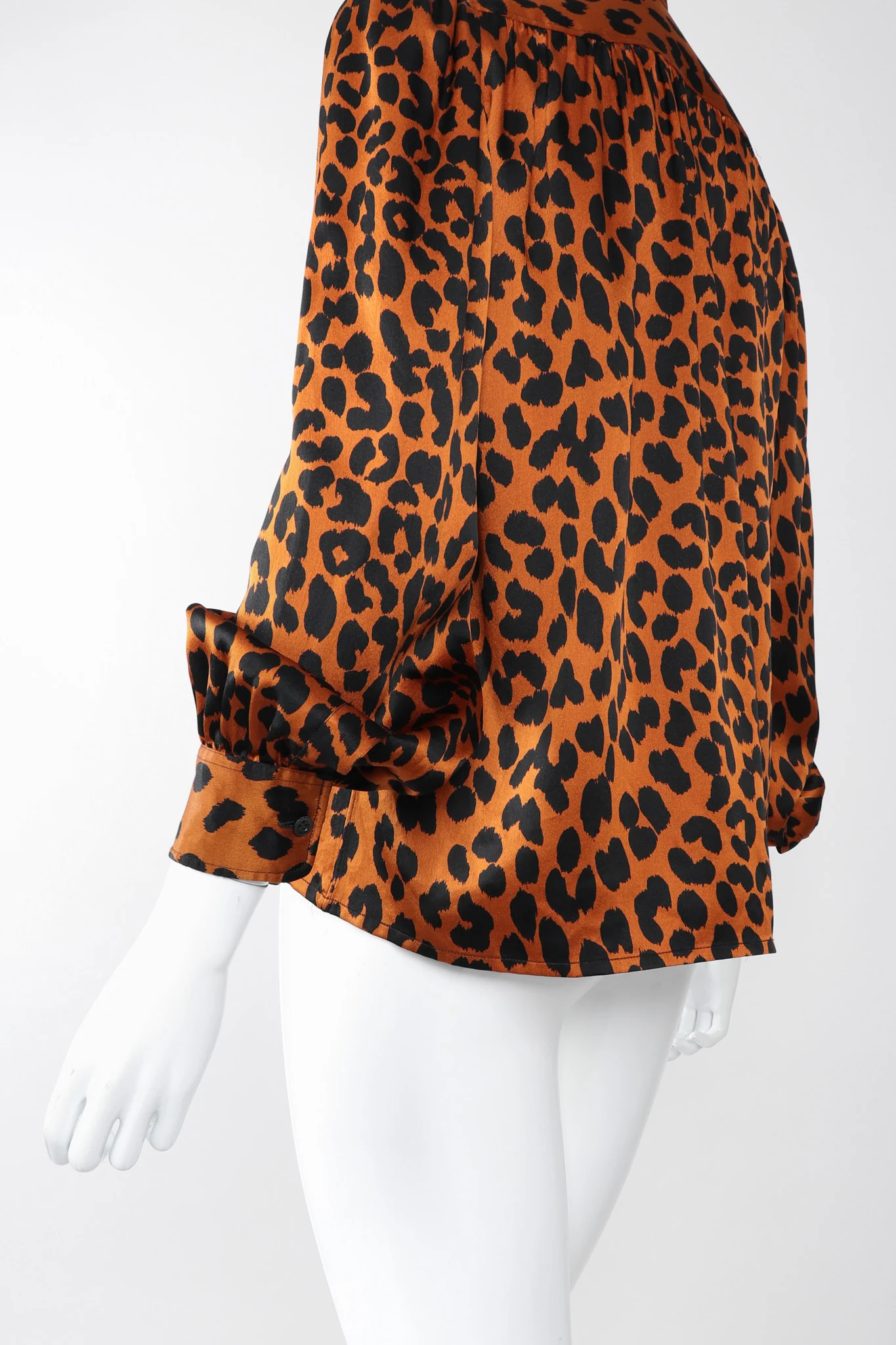 Leopard Silk Blouse - Image 12