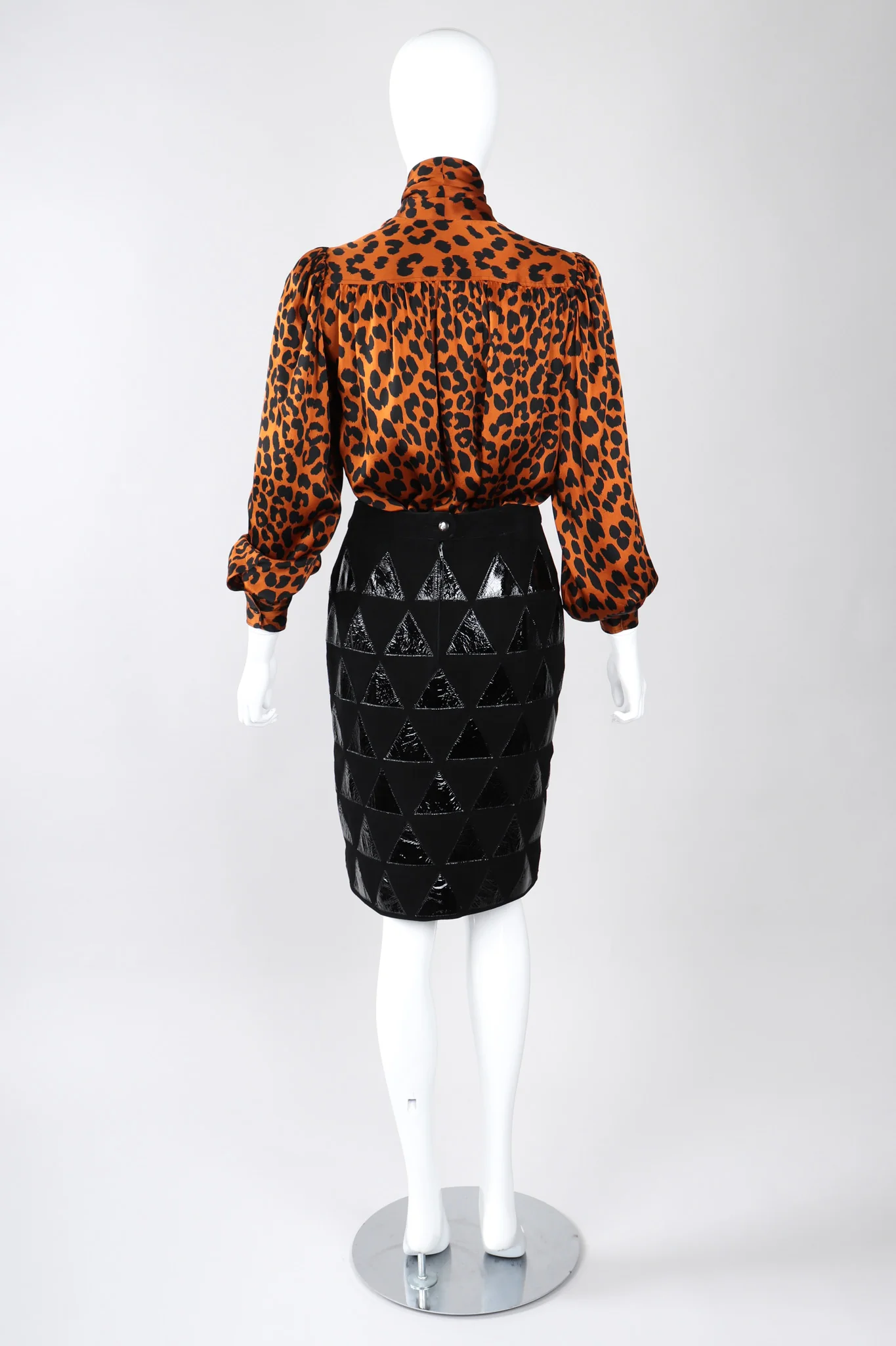 Leopard Silk Blouse - Image 3