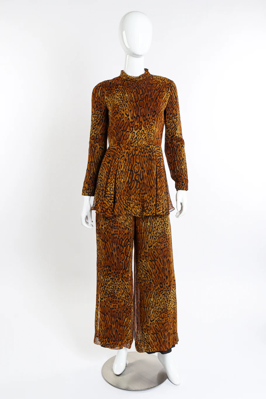 Leopard Silk Jumpsuit