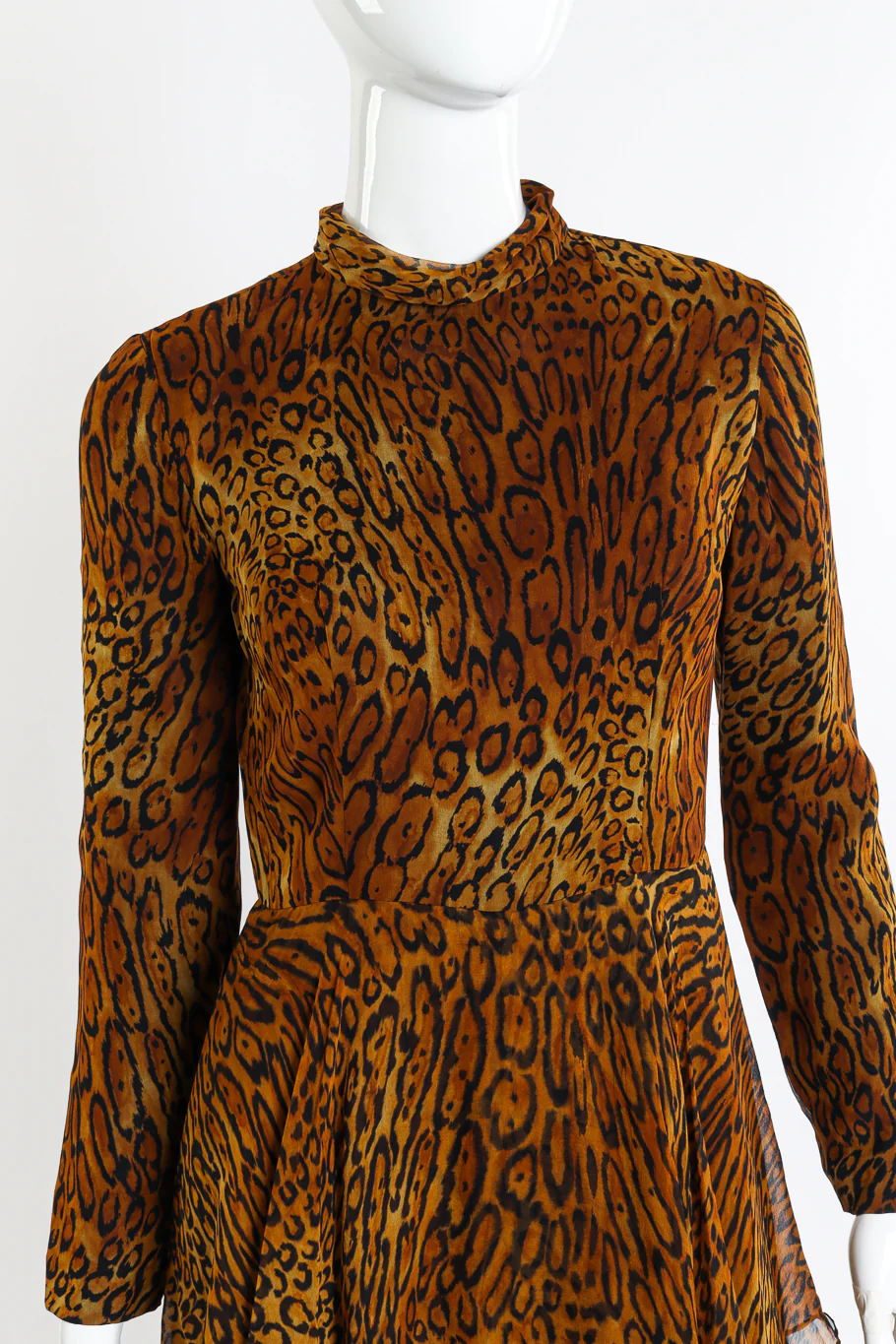 Leopard Silk Jumpsuit - Image 4