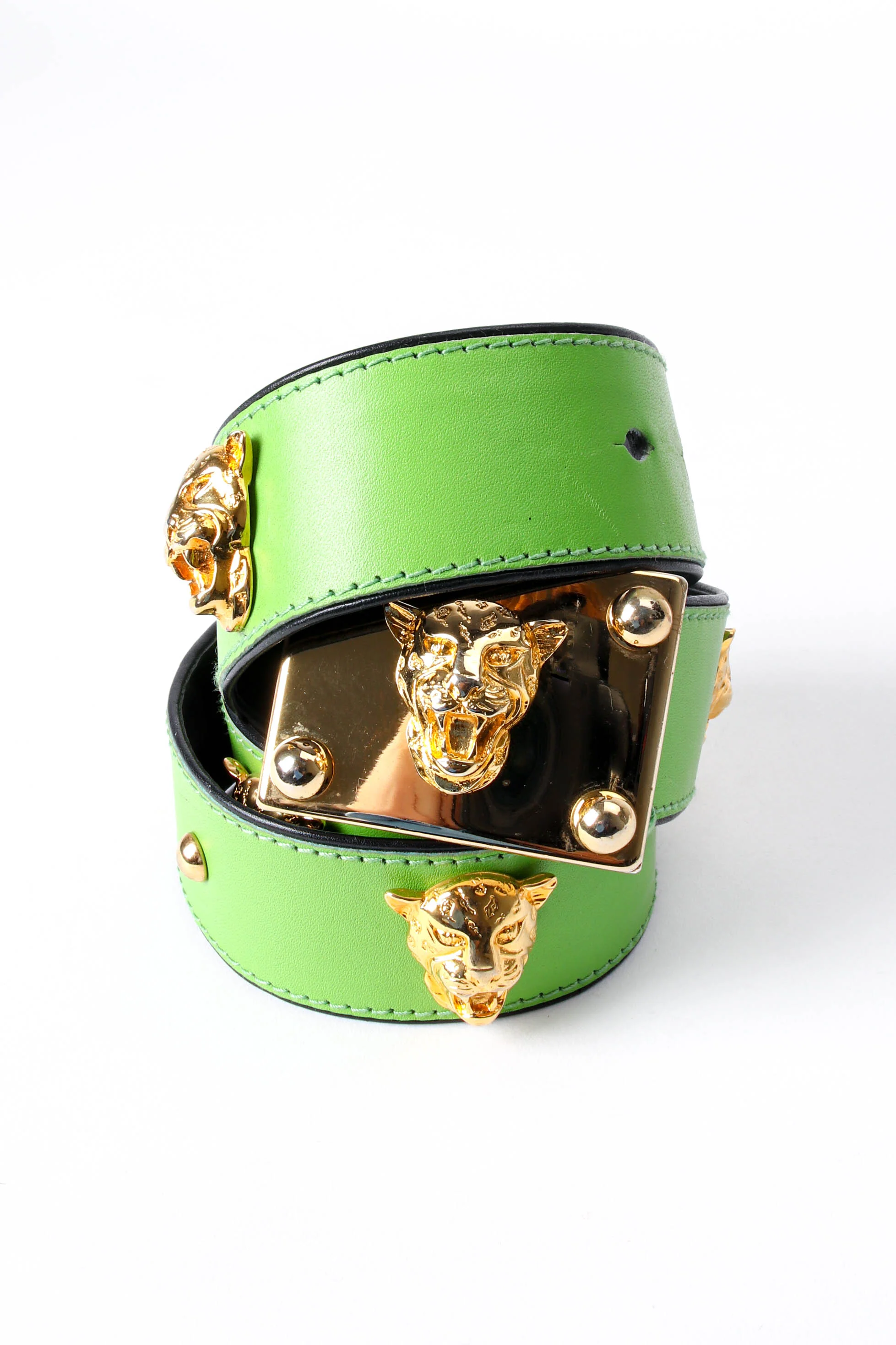 Leopard Stud Buckle Belt - Image 4