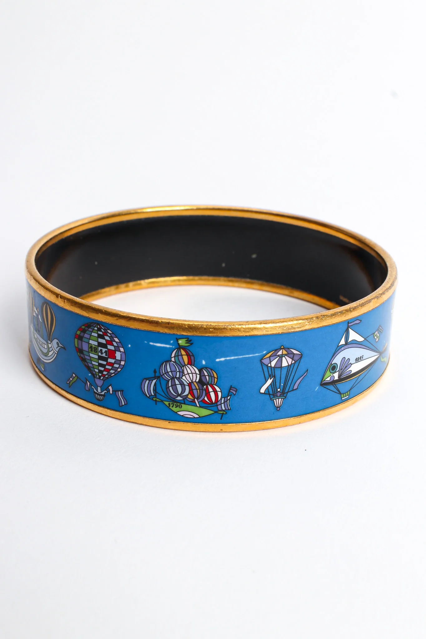 Les Folies Du Ciel Wide Enamel Bracelet - Image 8