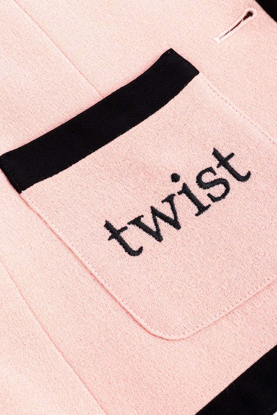 "Let's Twist" Embroidered Wool Jacket - Image 9