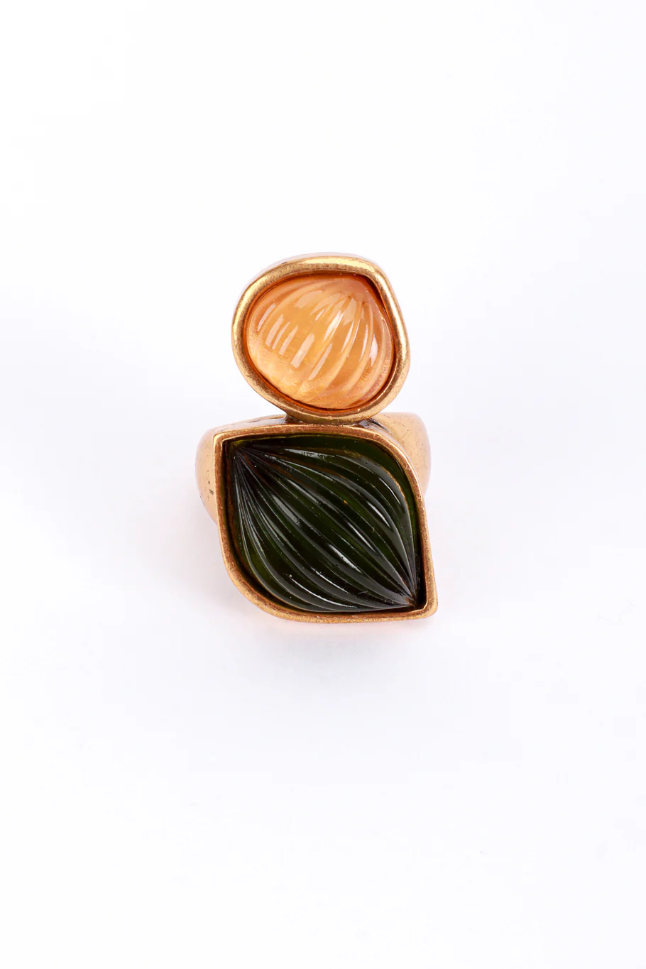 Lime Candy Drops Ring