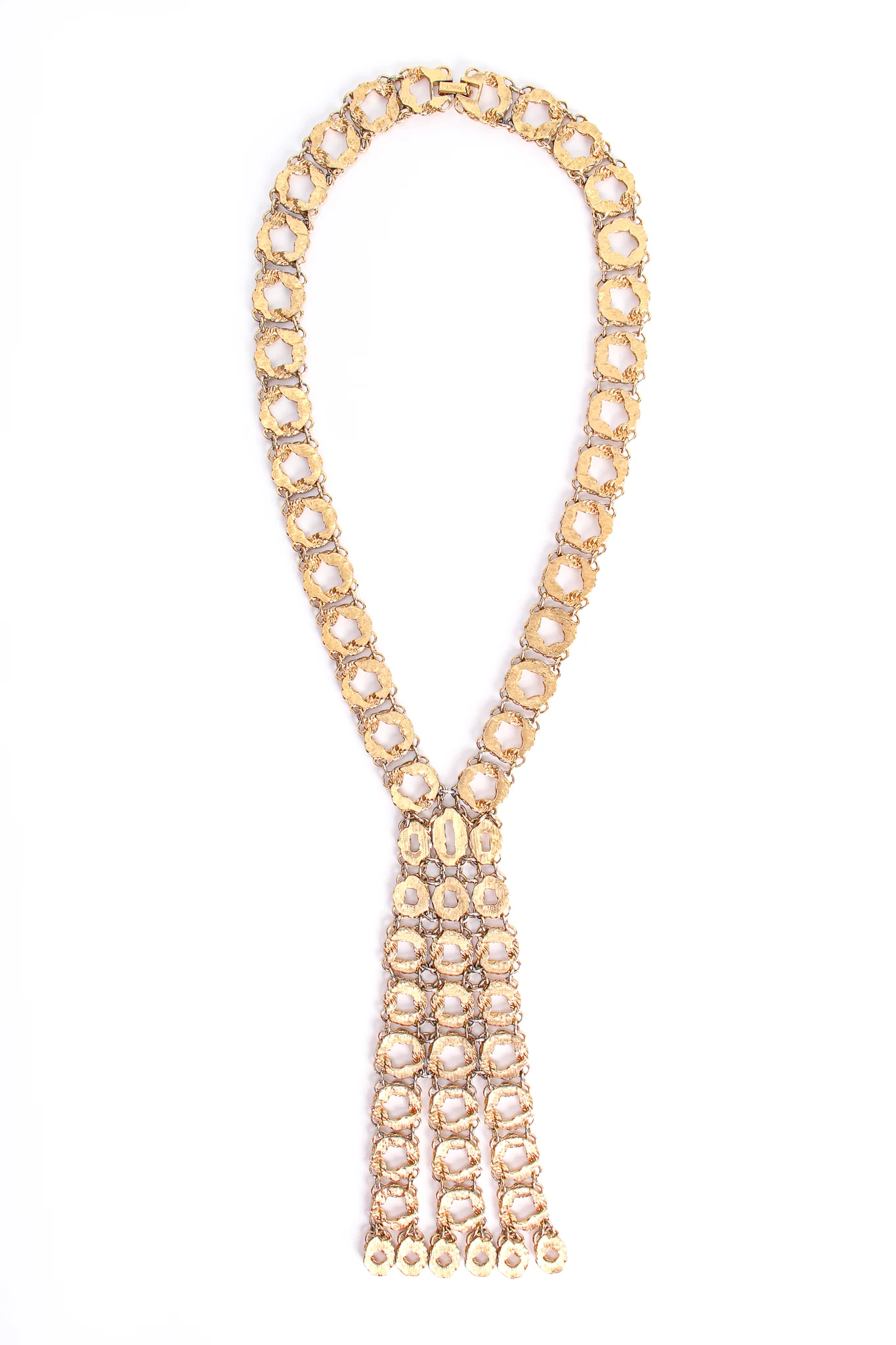Linked Waterfall Y Necklace - Image 8