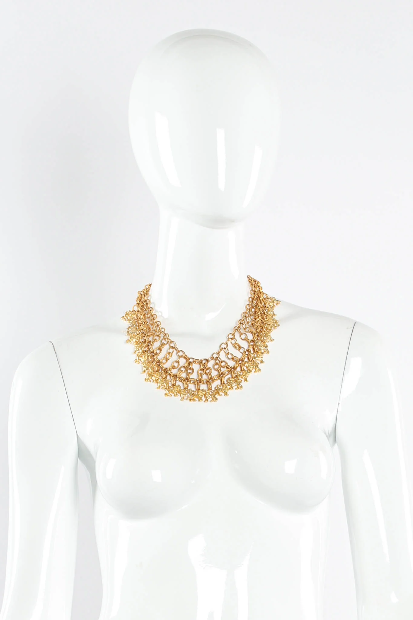 Lion Charm Bib Necklace - Image 2