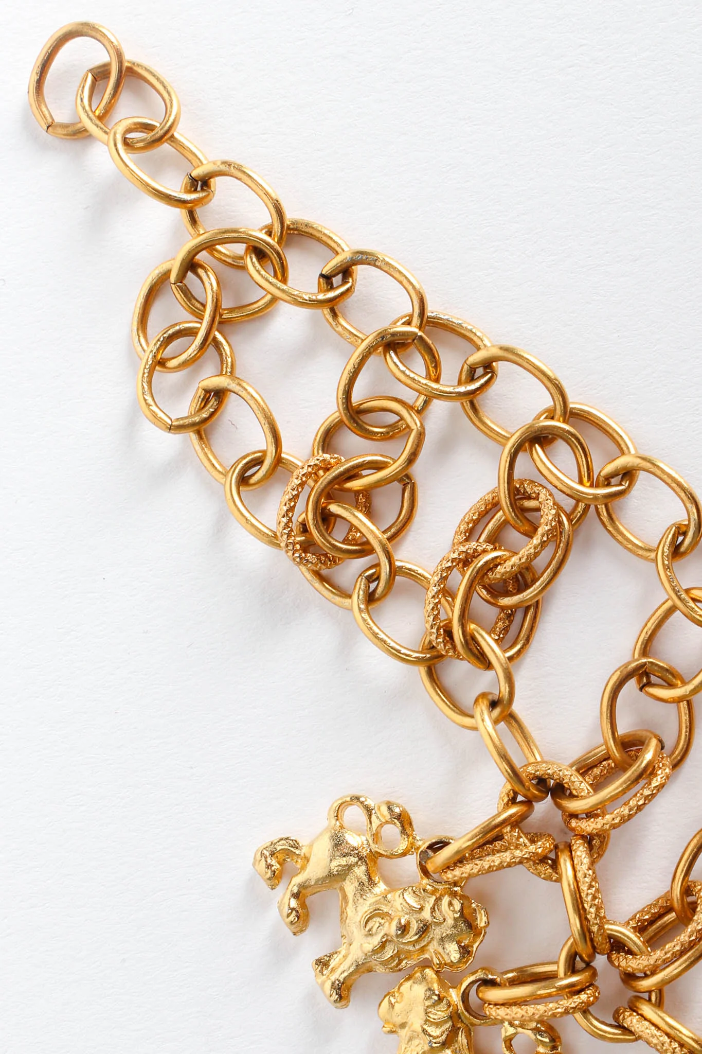 Lion Charm Bib Necklace - Image 4