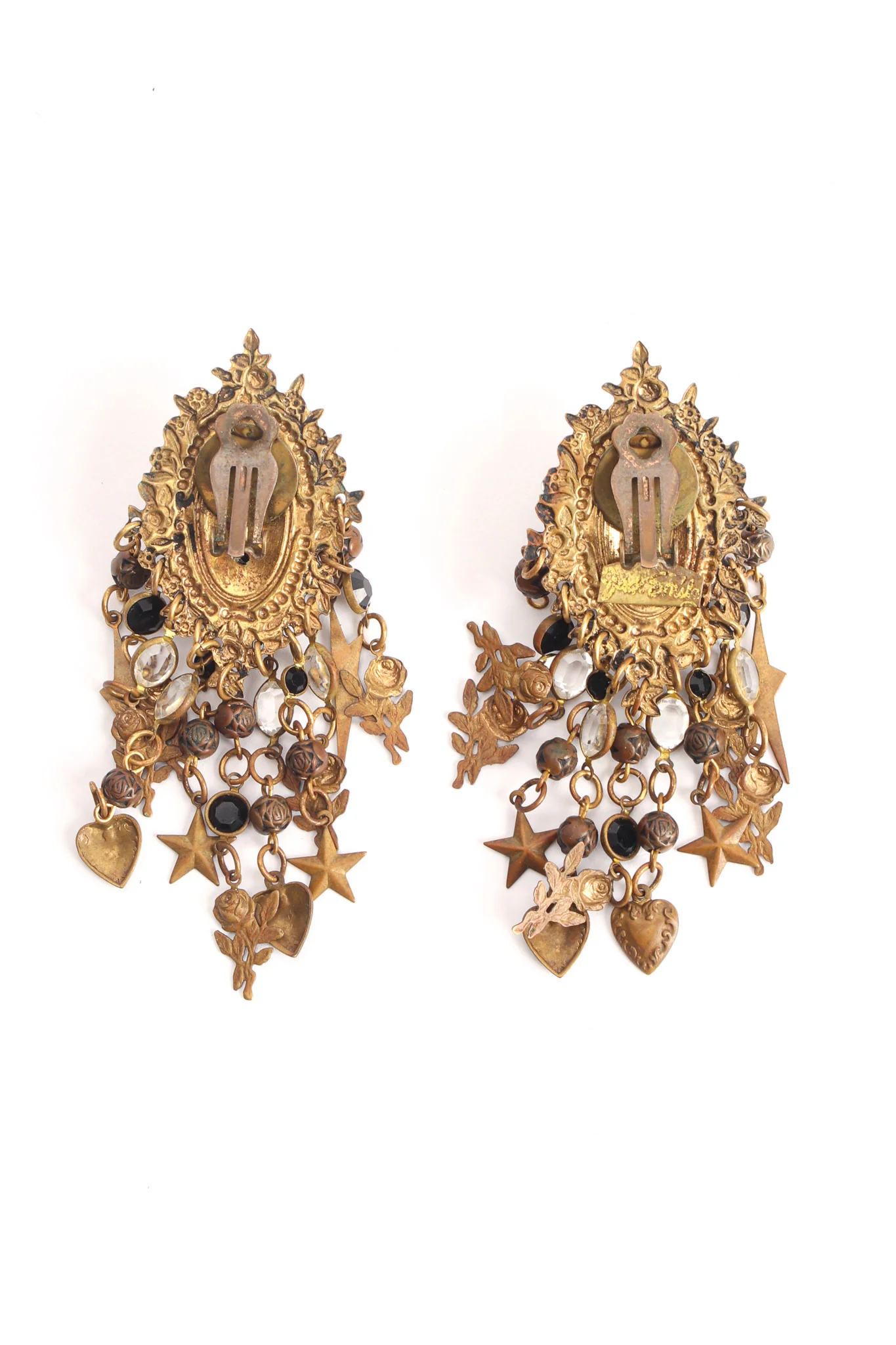 Lion Charm Chandelier Earrings - Image 4