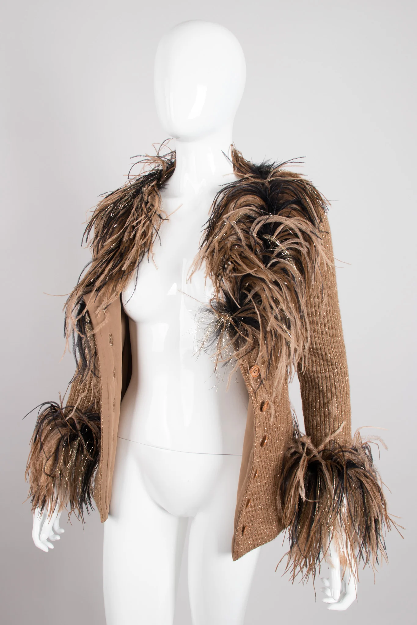 Lion Feather Knit Jacket - Image 10