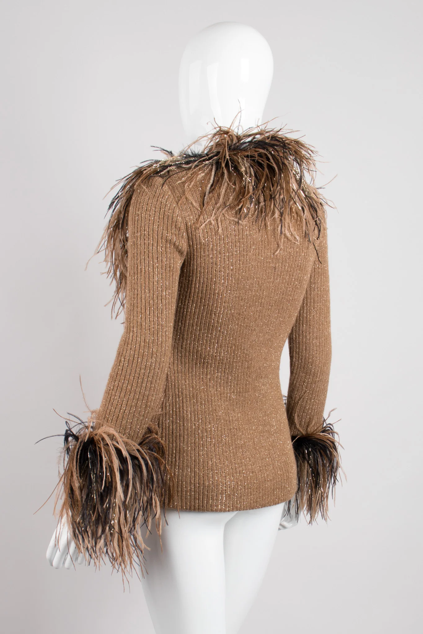 Lion Feather Knit Jacket - Image 5