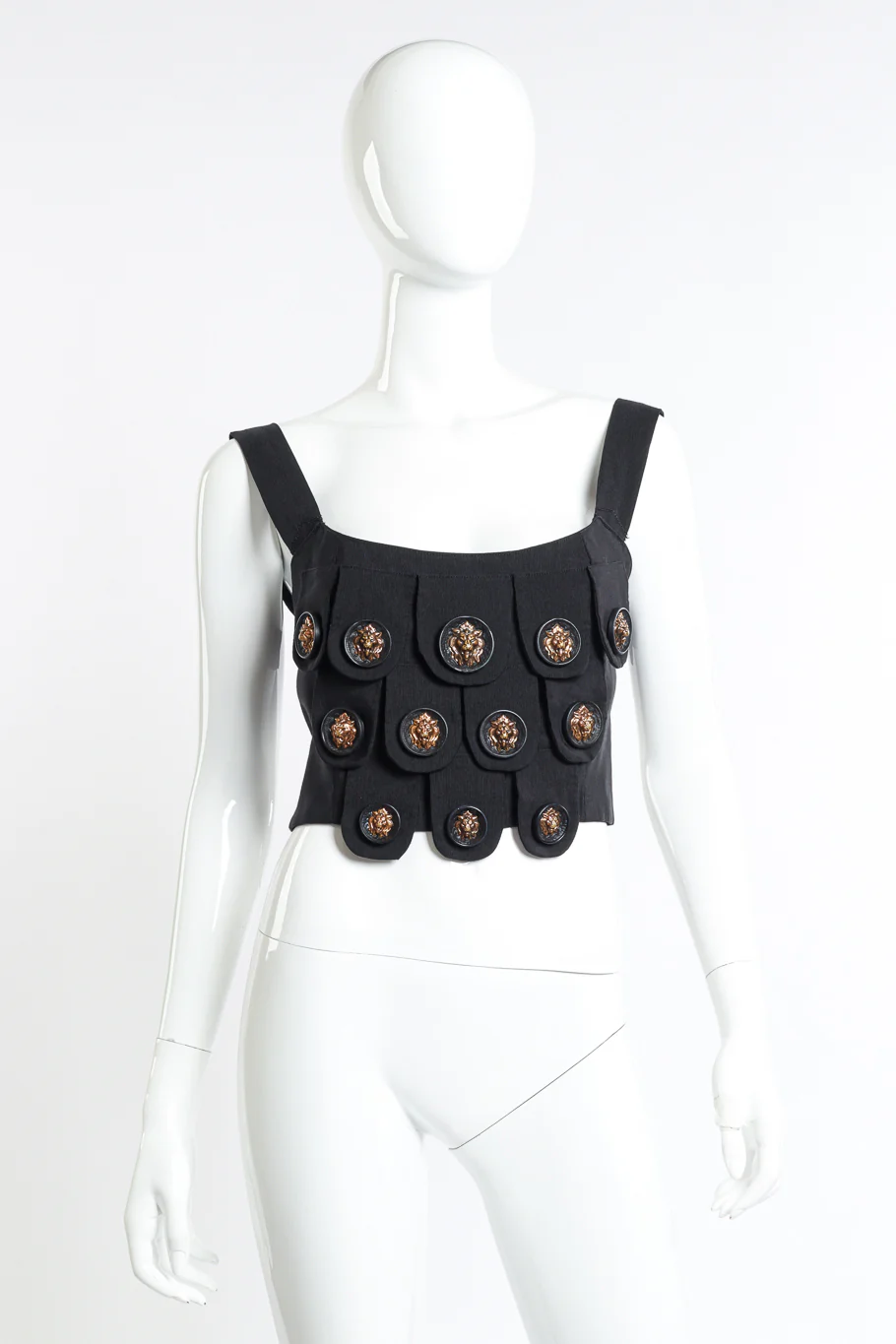 Lion Lappet Buckle Bustier