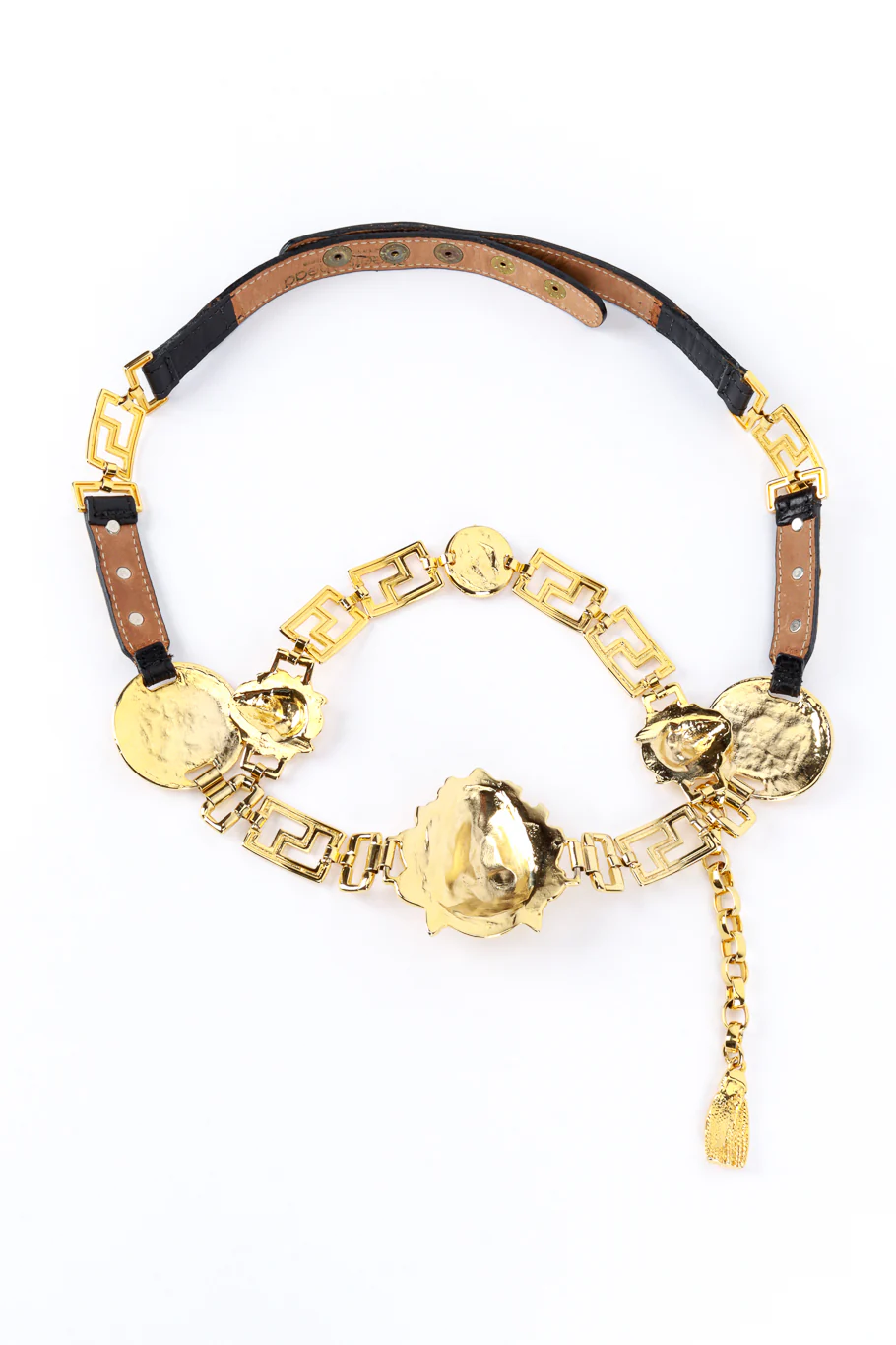 Lion & Medusa Chain Drop Belt - Image 5