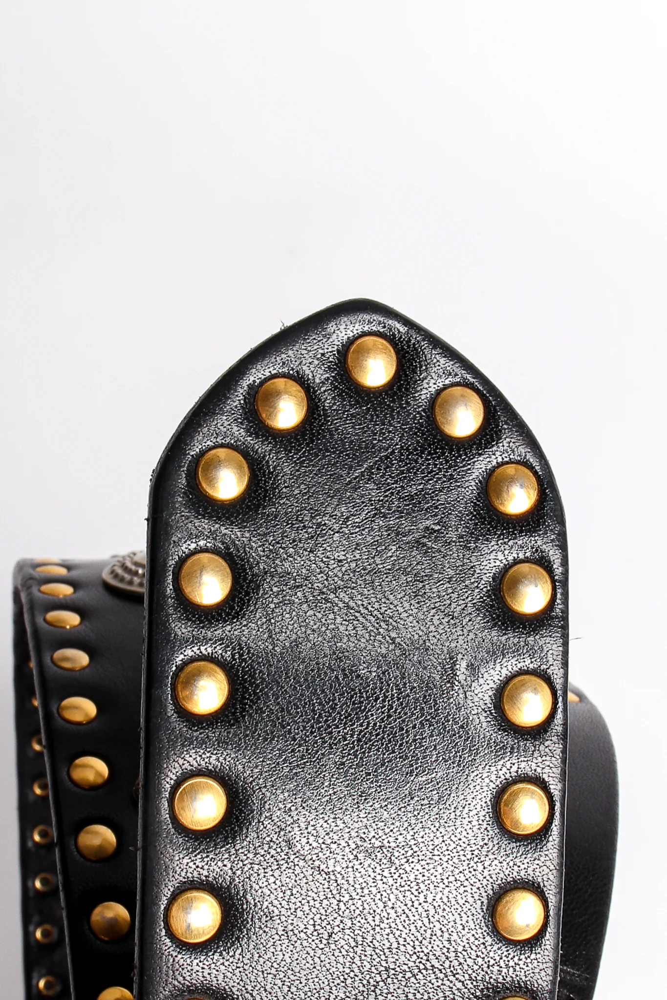 Lion Studded Leather Belt - Image 10