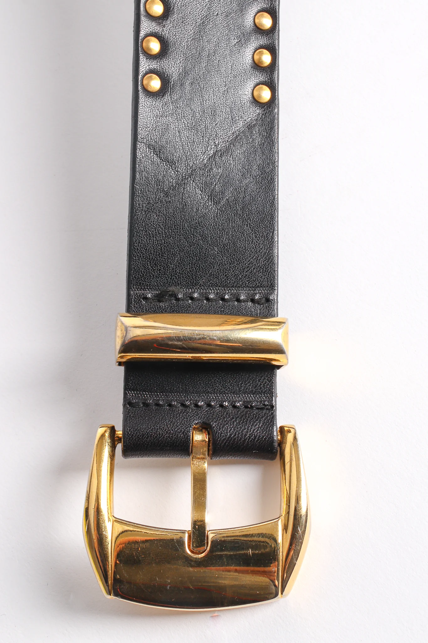 Lion Studded Leather Belt - Image 6