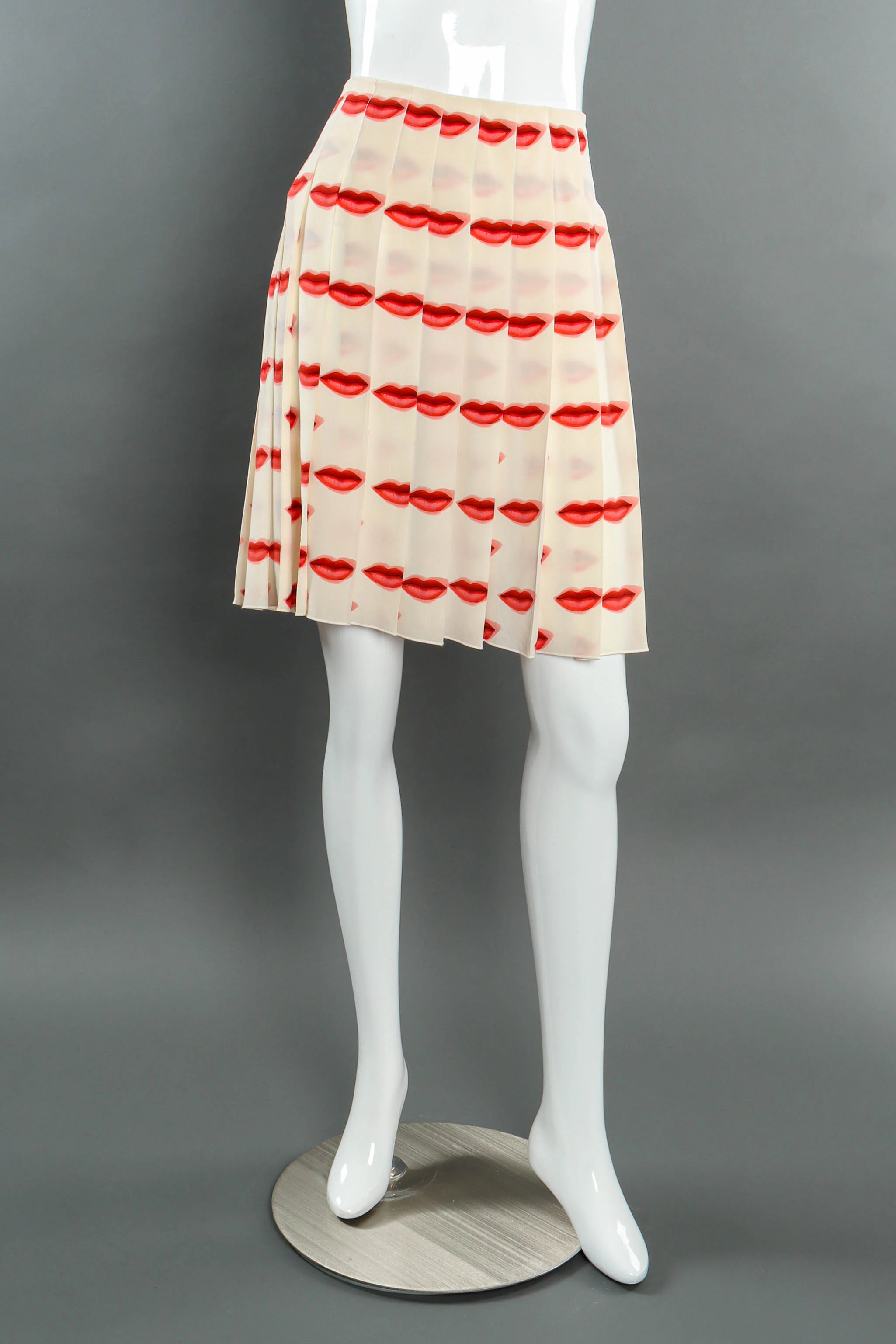 Lip Service Print Skirt
