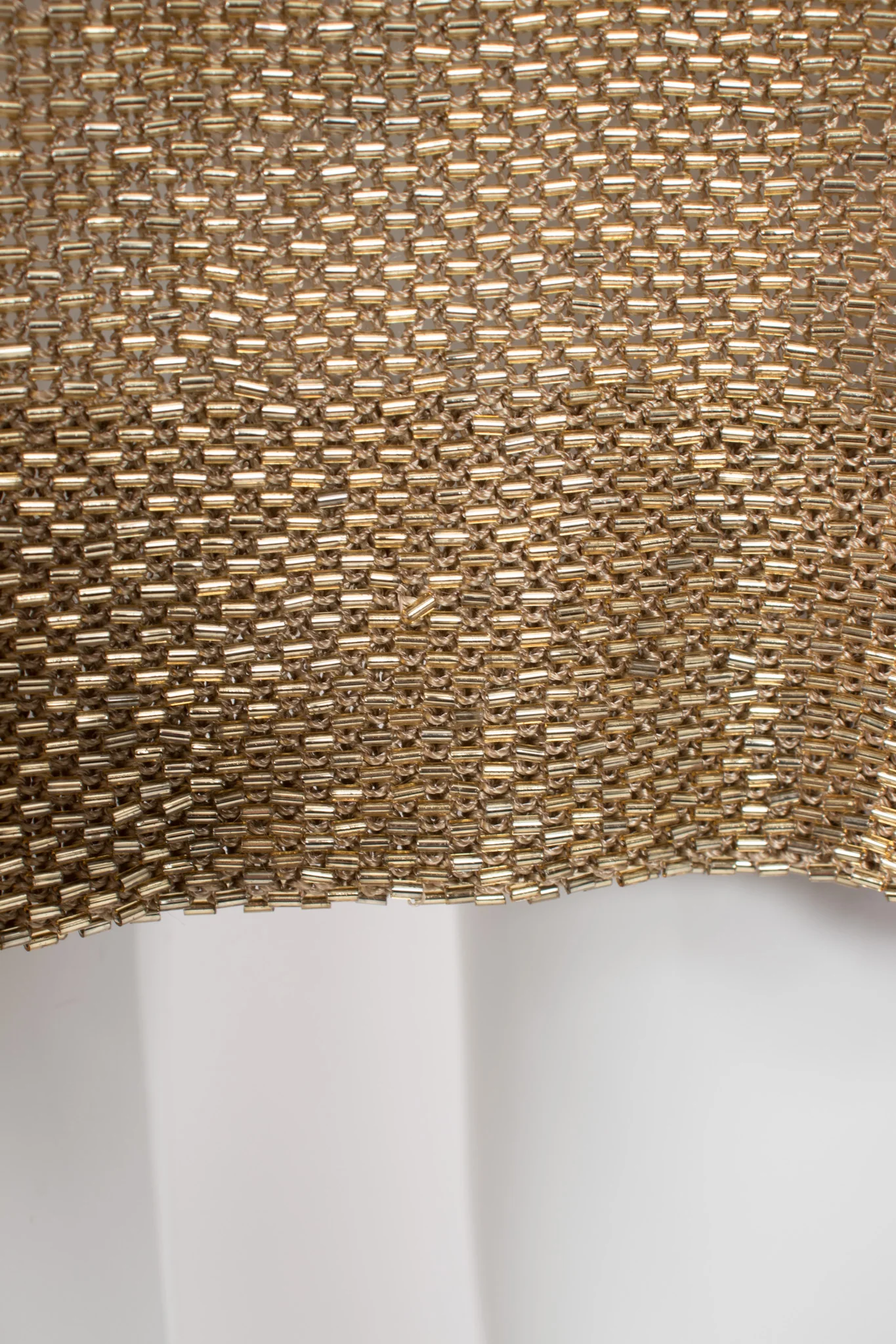 Liquid Gold Beaded Cocktail Dress - Image 12