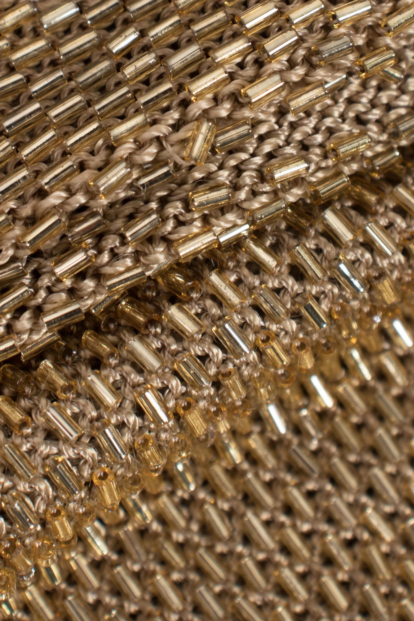 Liquid Gold Beaded Cocktail Dress - Image 19
